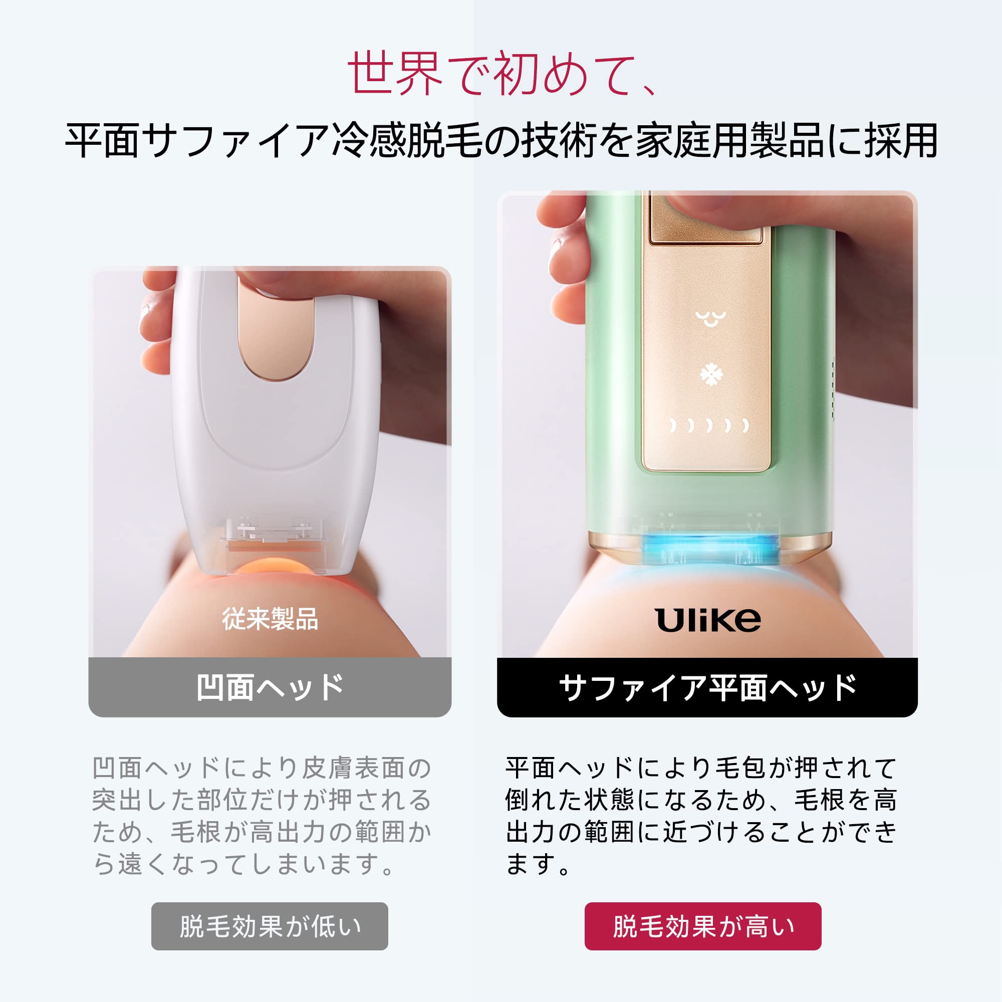 Ulike IPL脱毛器 U120 WG Ulike IPL脱毛器 U120 WG Ulike Airシリーズ