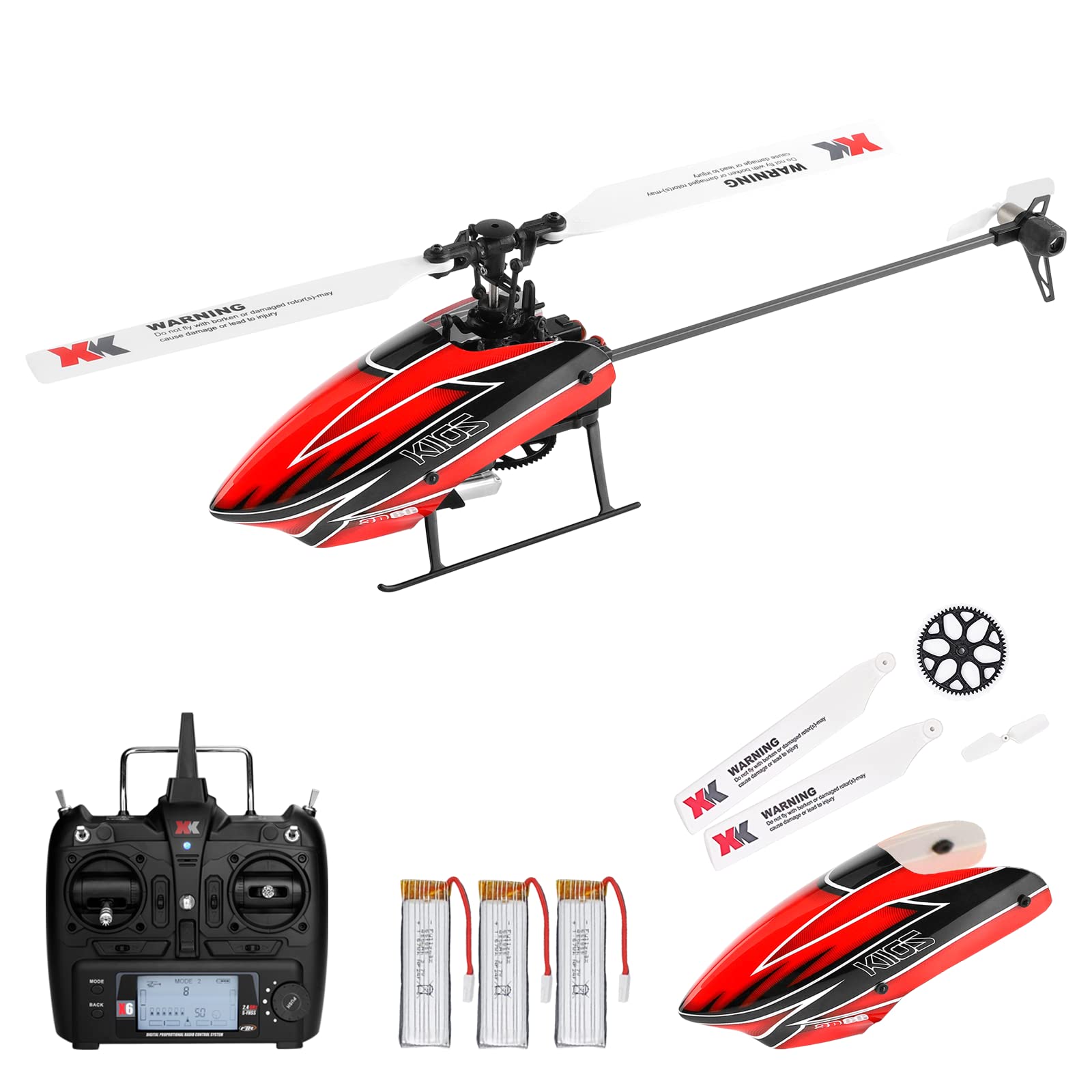 Amazon.com: CKYSCHN Remote Control Helicopter, WLtoys K110S RC