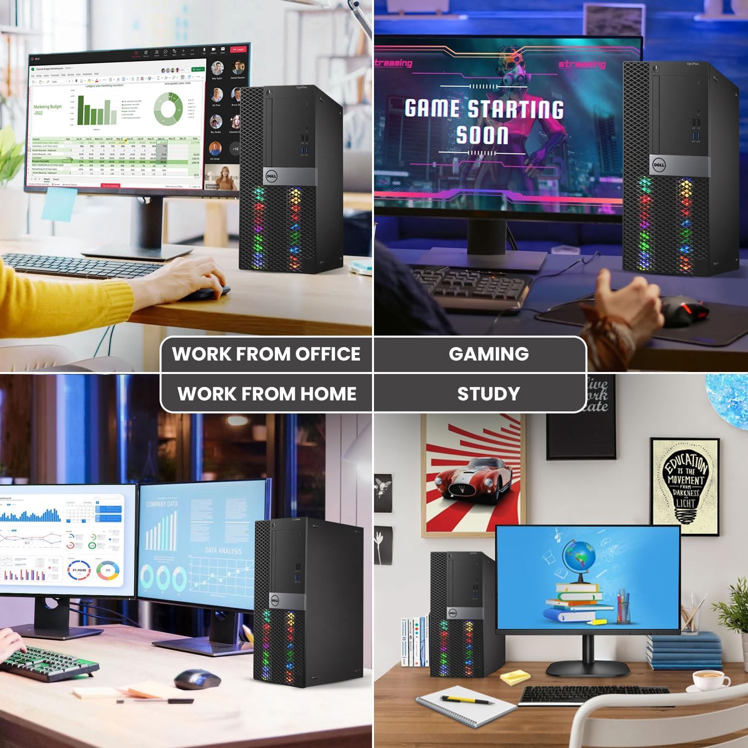 Amazon.com: Dell RGB Gaming Tower Computer, Intel Core i7 6th Gen