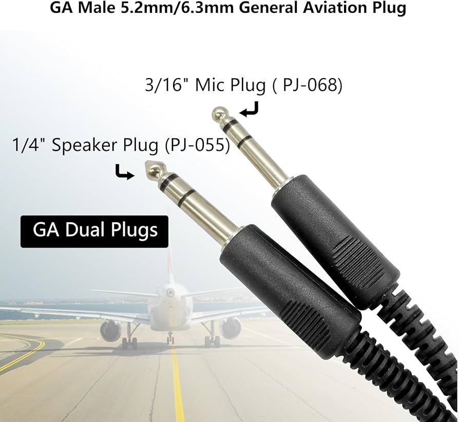 Amazon.co.jp: JUYODE U174/U ヘリコプターヘッドセットからGAデュアル