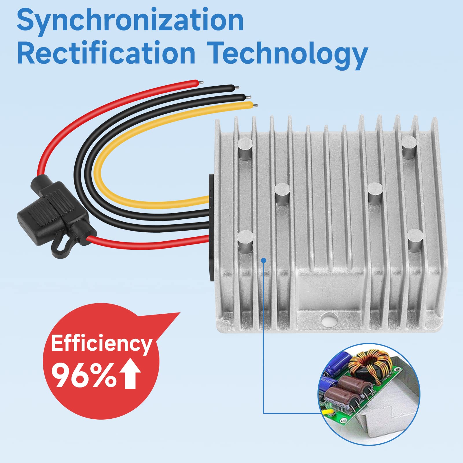Amazon.com: DC-DC 36V 48V to 12V 20A 240W Step Down Converter Golf