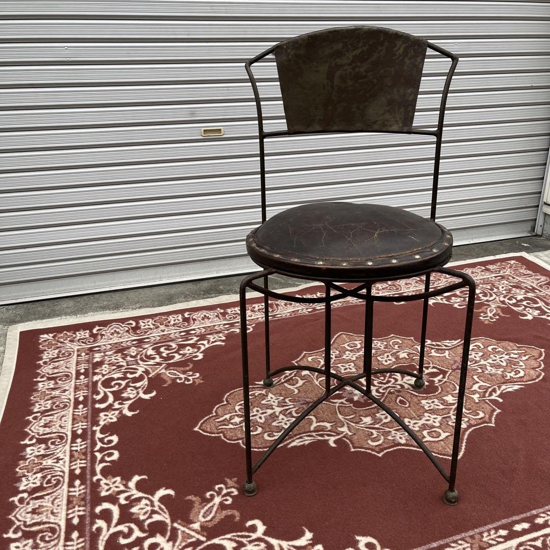 Amazon.co.jp: ヨーロッパ アンティーク鉄アイアンフレーム× 本革