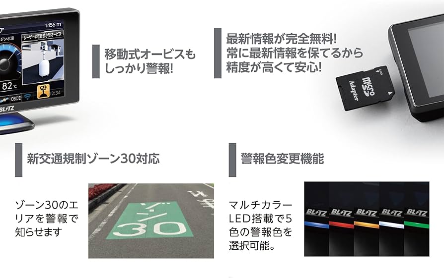 Amazon | ブリッツ(Blitz) TL401R新型レーザー光受信対応/レーダー式