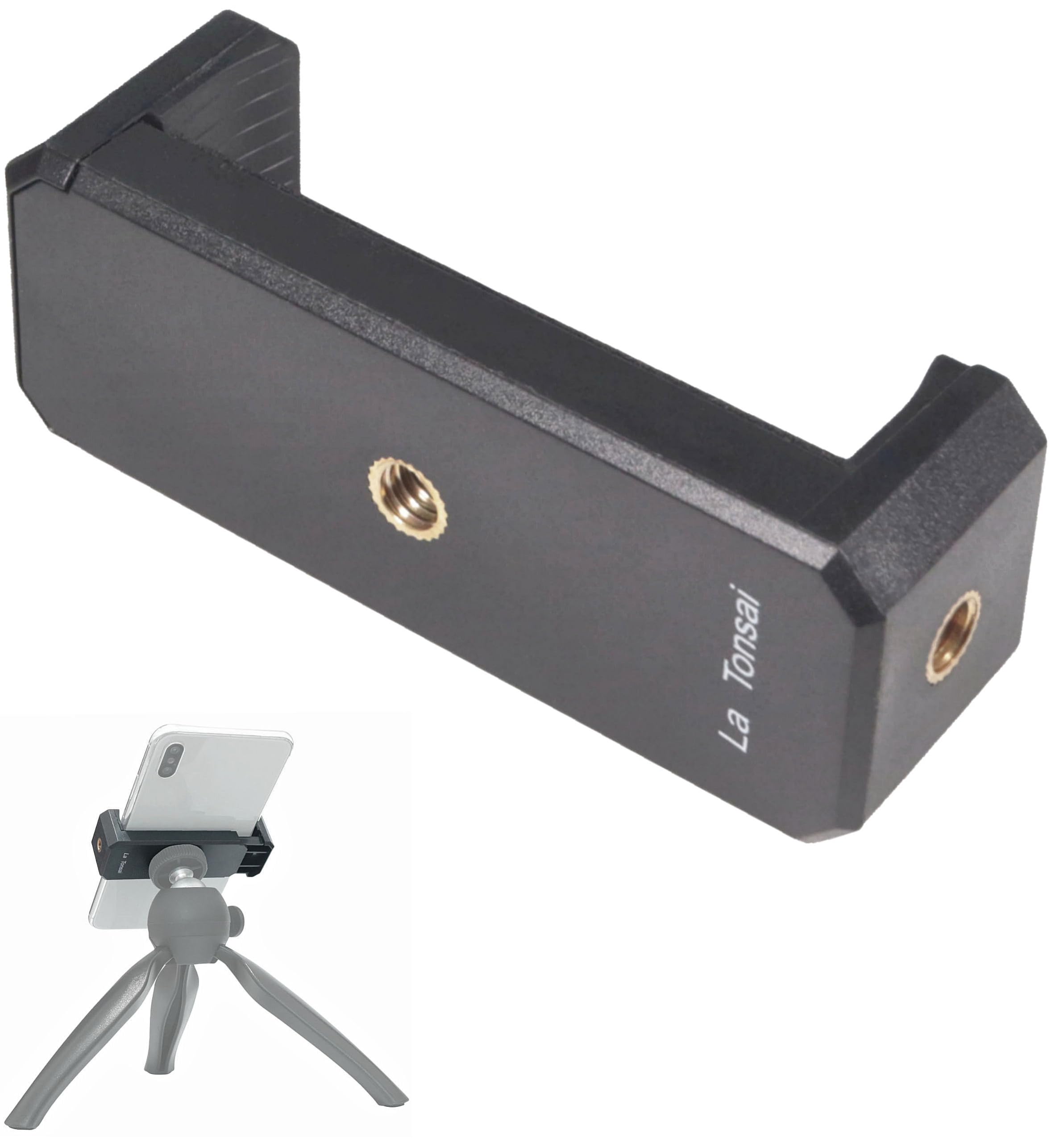 Amazon.co.jp: スマホホルダー 1/4インチ 三脚 撮影グリップ セルカ棒