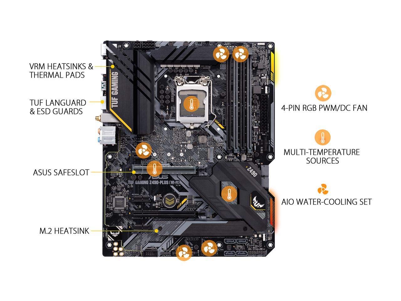 Amazon | ASUS TUF GAMING Z490-PLUS（WI-FI）LGA 1200（Intel 10th