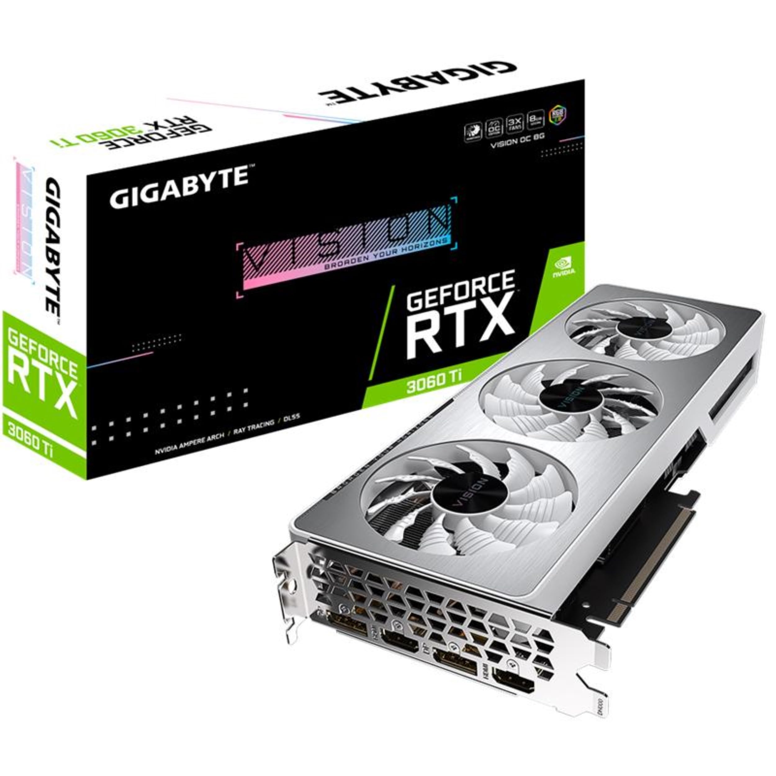 Amazon.com: Gigabyte GeForce RTX 3060 Ti Vision OC 8GB V2 LHR