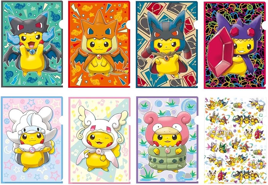 Amazon.co.jp: ポケモンセンターオリジナル A4クリアファイルセット