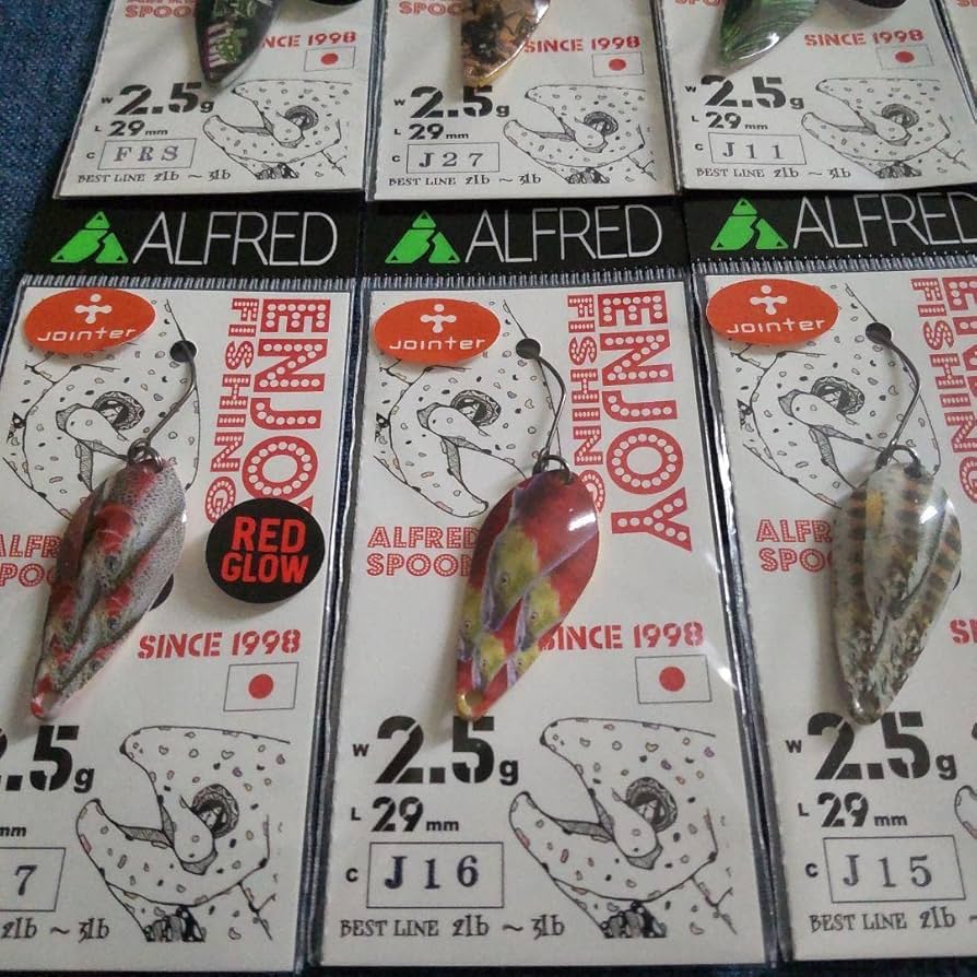 Amazon.co.jp: ALFRED アルフレッド スプーン トラウト ルアー 限定