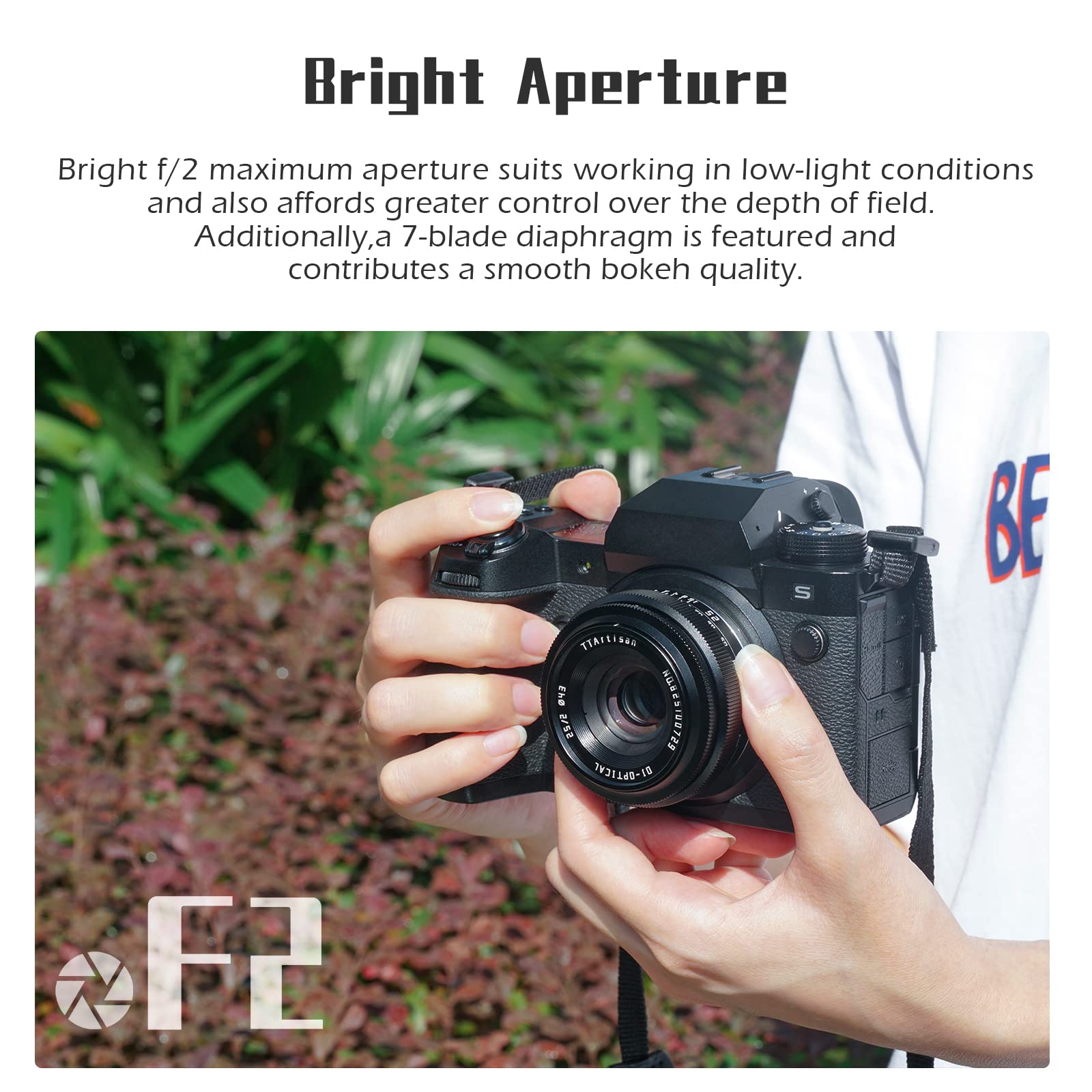 Amazon.co.jp: TTArtisan 25mm F2 レンズ マニュアルレンズ APS-C Fuji