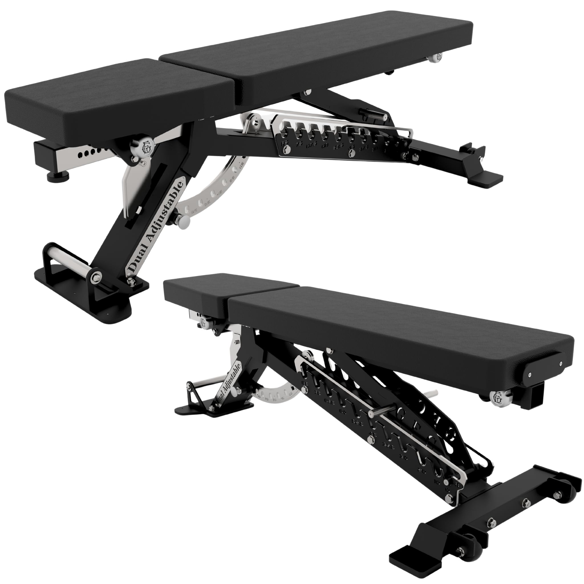 Amazon.co.jp: GentlemanFitnessClub GFCデュアルアジャスタブルベンチ