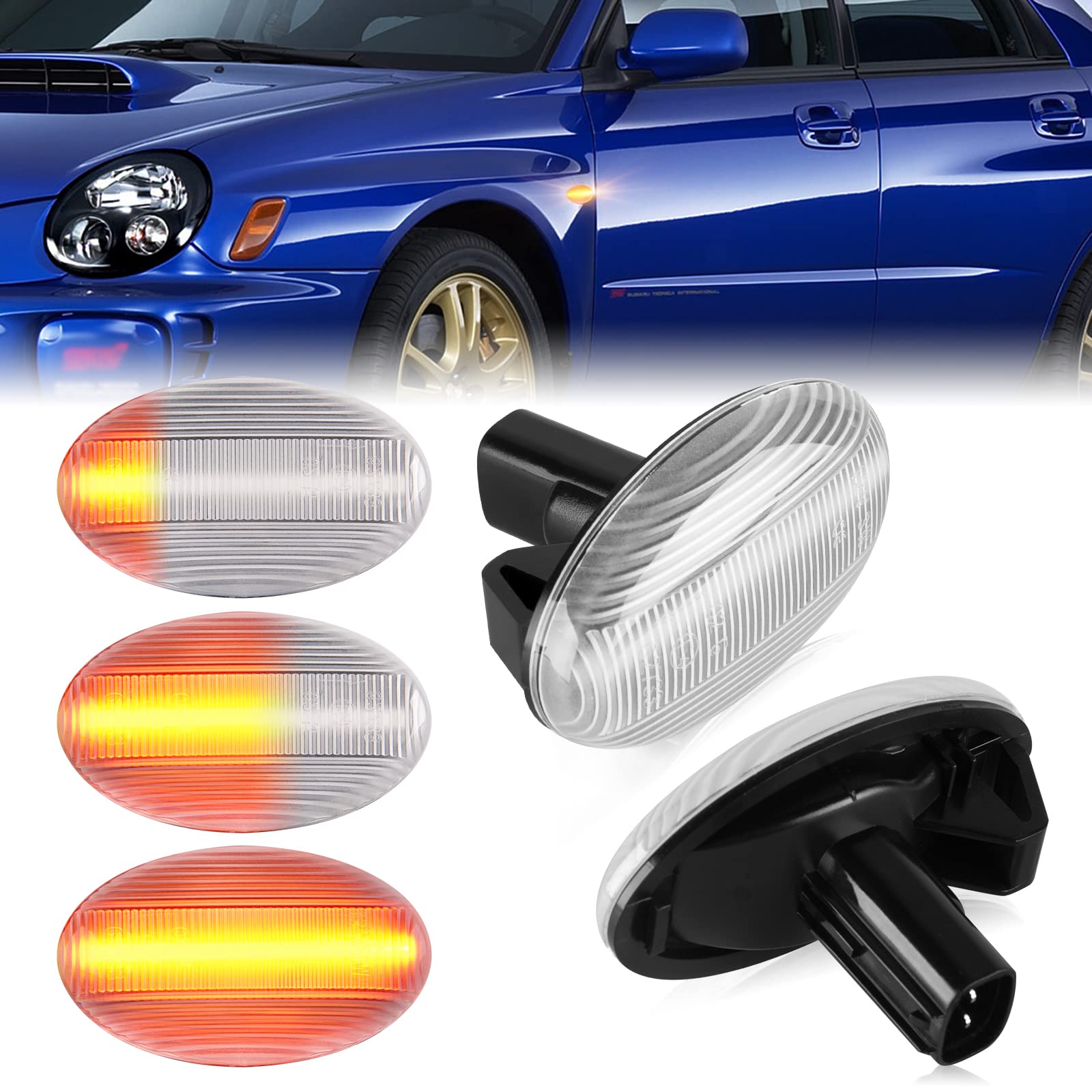 Amazon | POPMOTORZ スバル 流れて光るサイドマーカーランプレガシィ