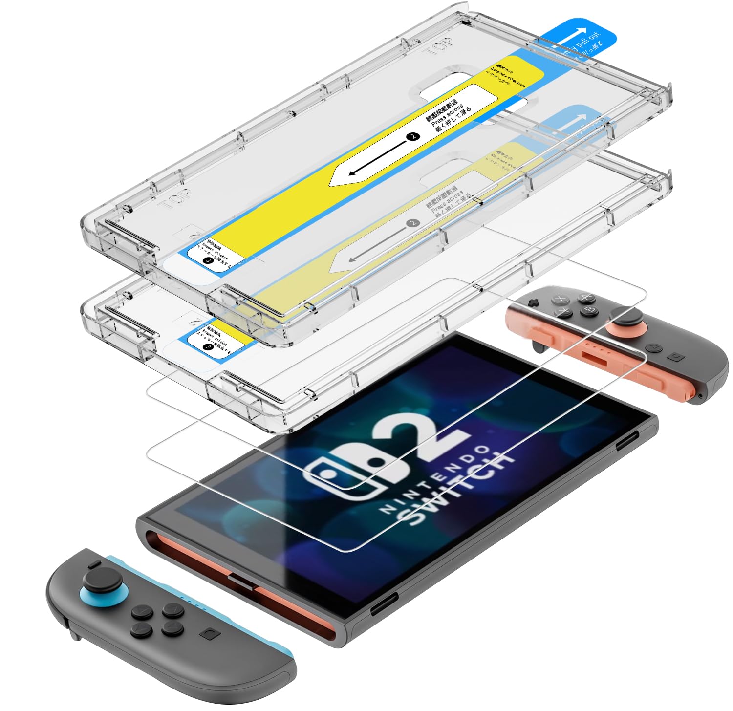 Amazon.co.jp: [Roypad]【2枚セット】for Switch2 保護フィルム ガラス