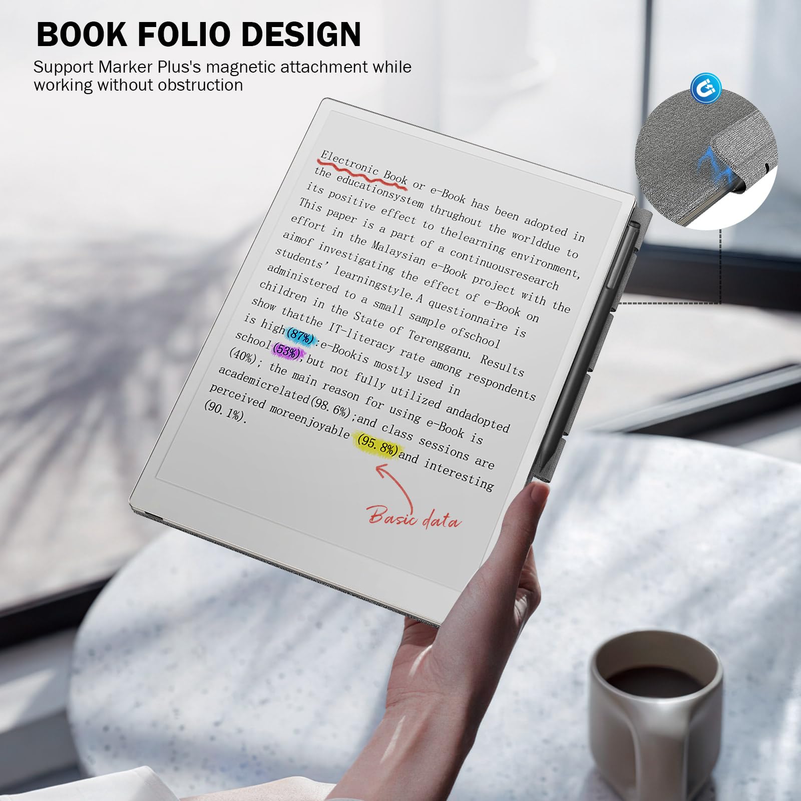 Amazon.co.jp: MoKo Remarkable Paper Pro 2024 11.8インチ用ケース