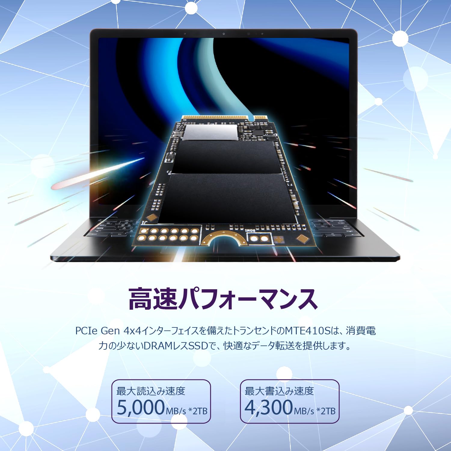 Amazon | トランセンド M.2 NVMe SSD 2TB 2242 PCIe Gen4×4 最大読込み