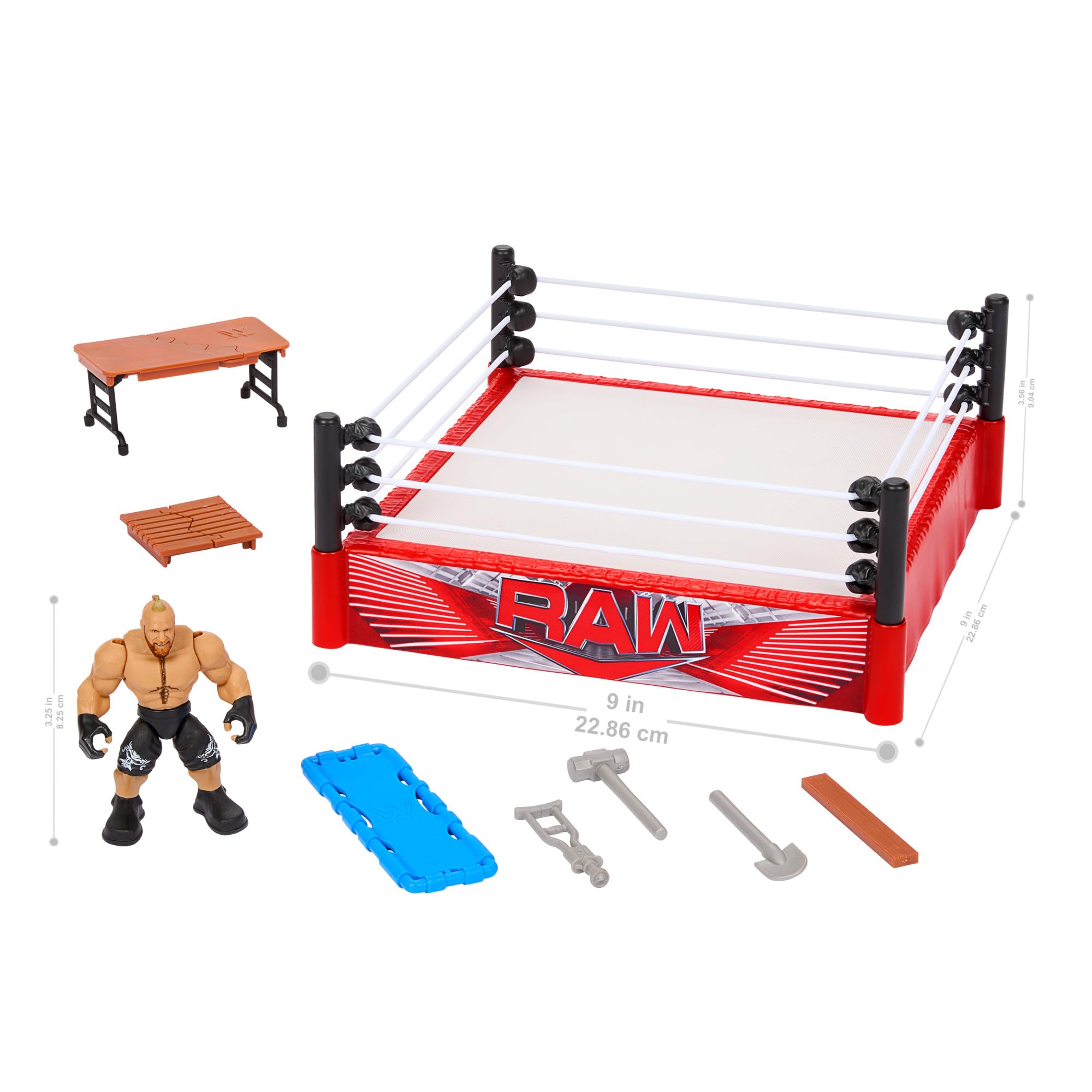 Amazon.co.jp: Mattel WWE ナックルクランチャープレイセット