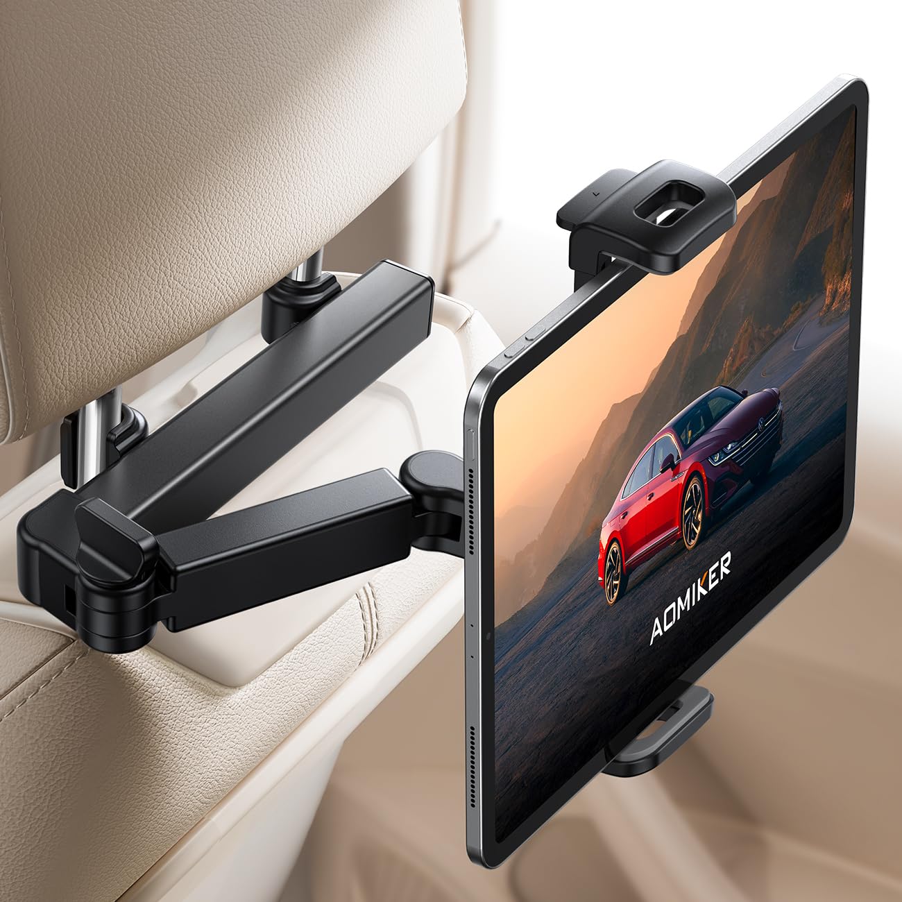 Amazon.co.jp: 【伸縮アーム】 Aomiker 車 タブレット ホルダー 後部