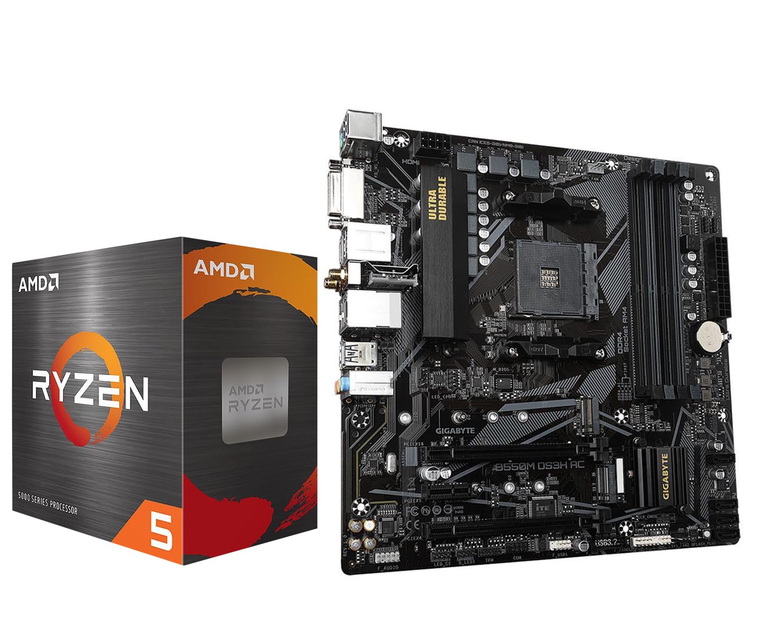 INLAND Micro Center AMD Ryzen 5 5500 6-Core 12-Thread Unlocked