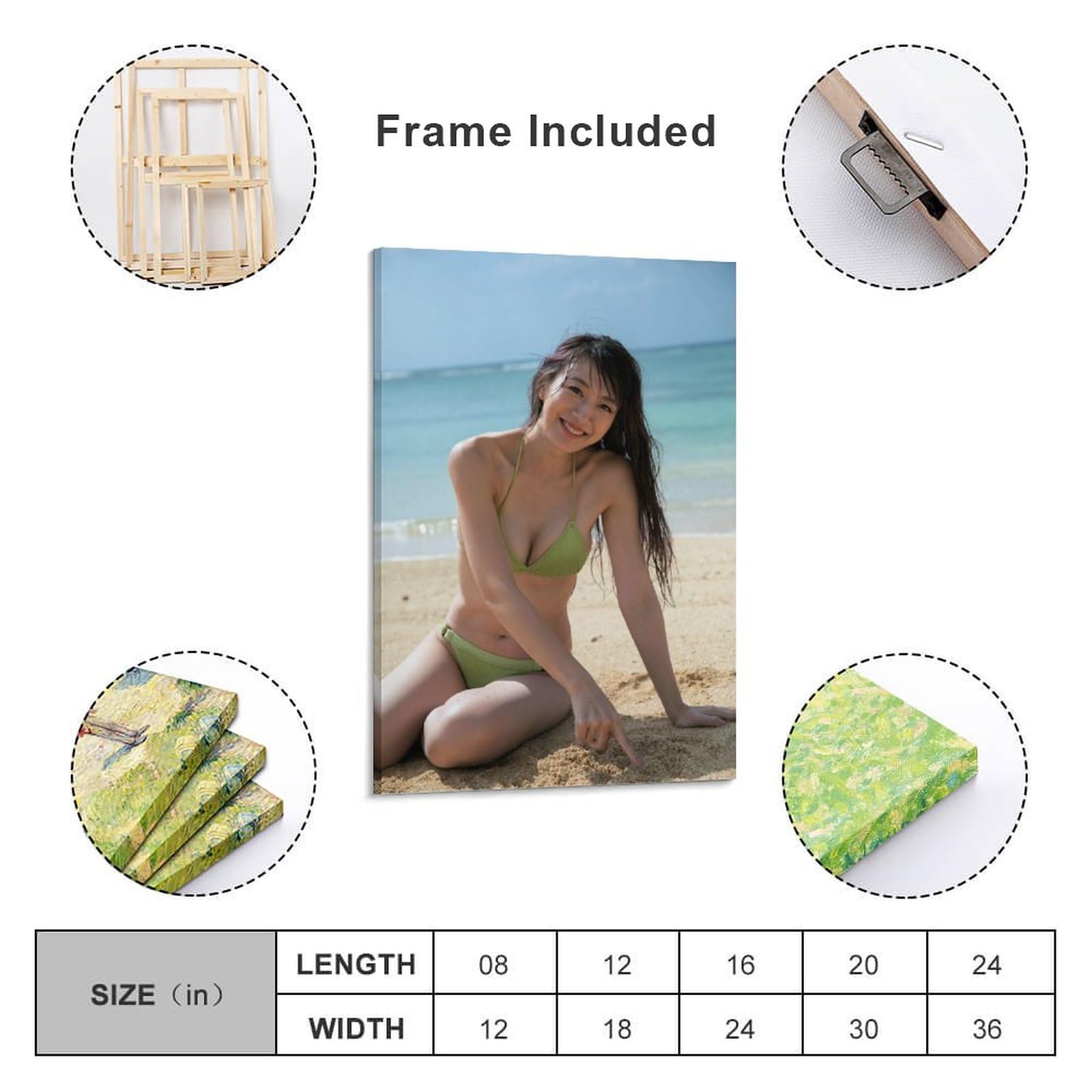 Amazon.co.jp: 大島由香里水着セクシー写真ポスター壁の絵 ウォール