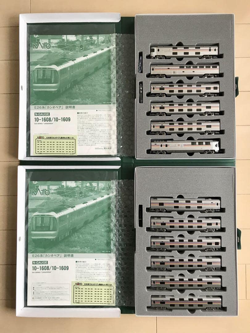 Amazon | KATO 10-1608 1609 E26系 カシオペア 12両 基本+増結 | 鉄道