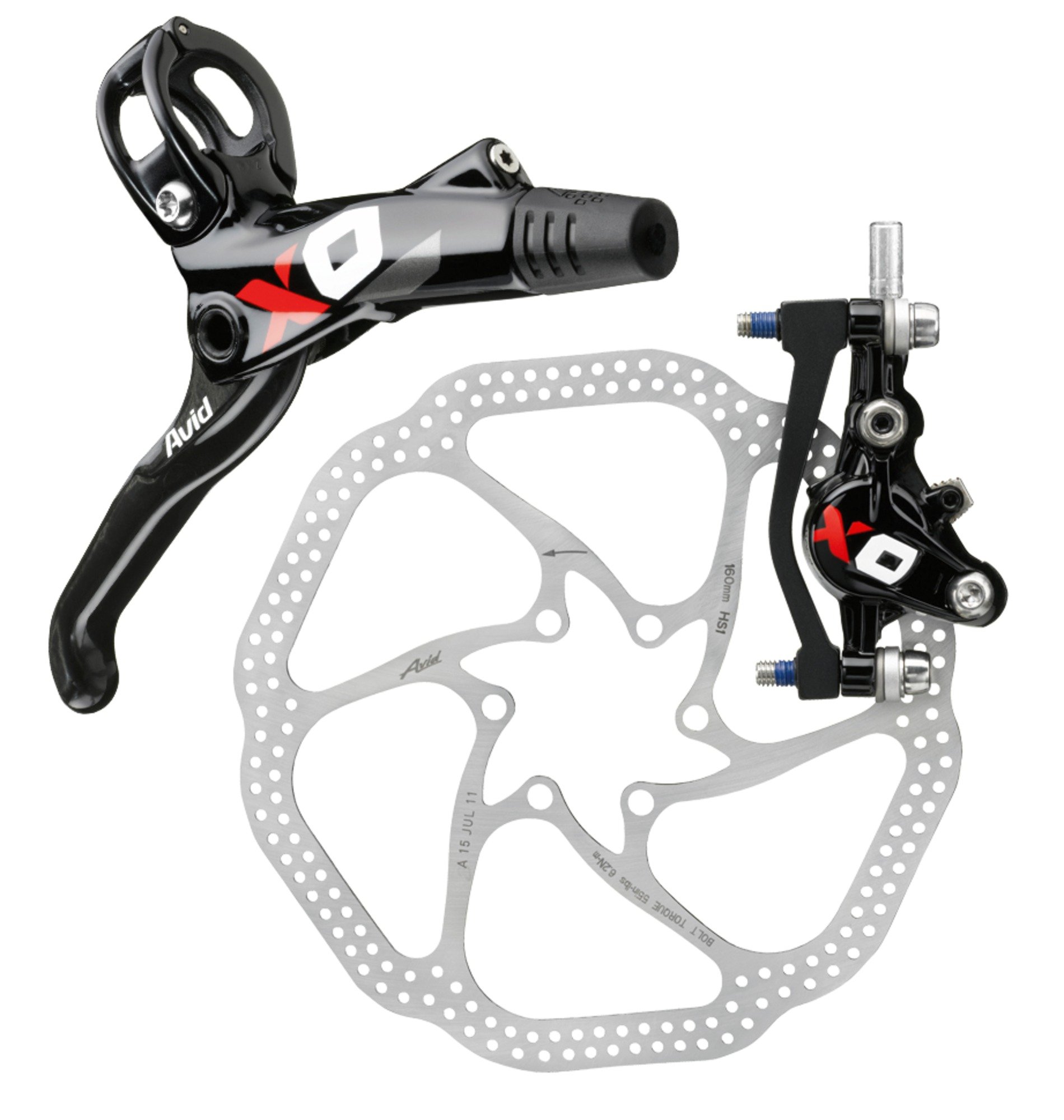 Amazon.com : Avid Elixir X0 Disc Brake Set (Rear 160-mm Rotor