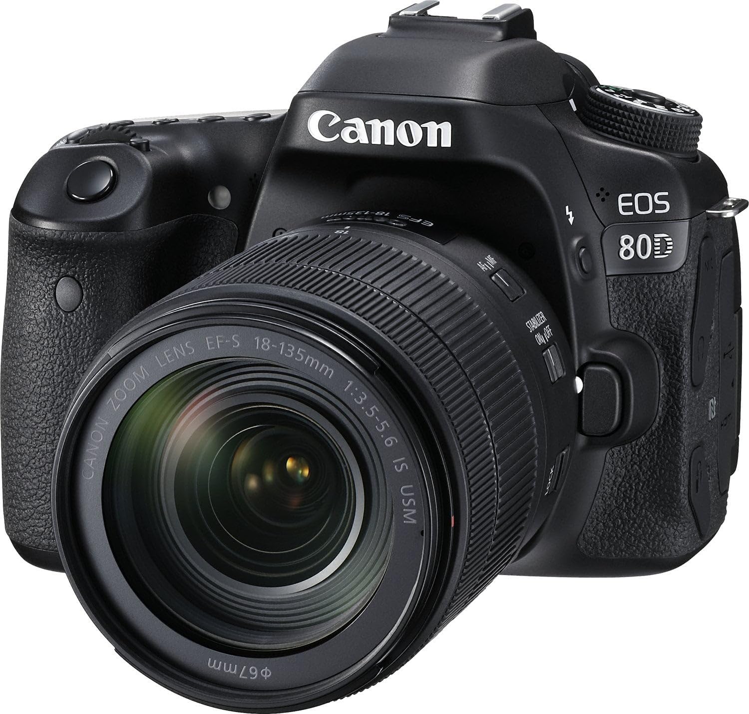 Amazon.com : Canon EOS 80D Digital SLR Kit with EF-S 18-135mm f