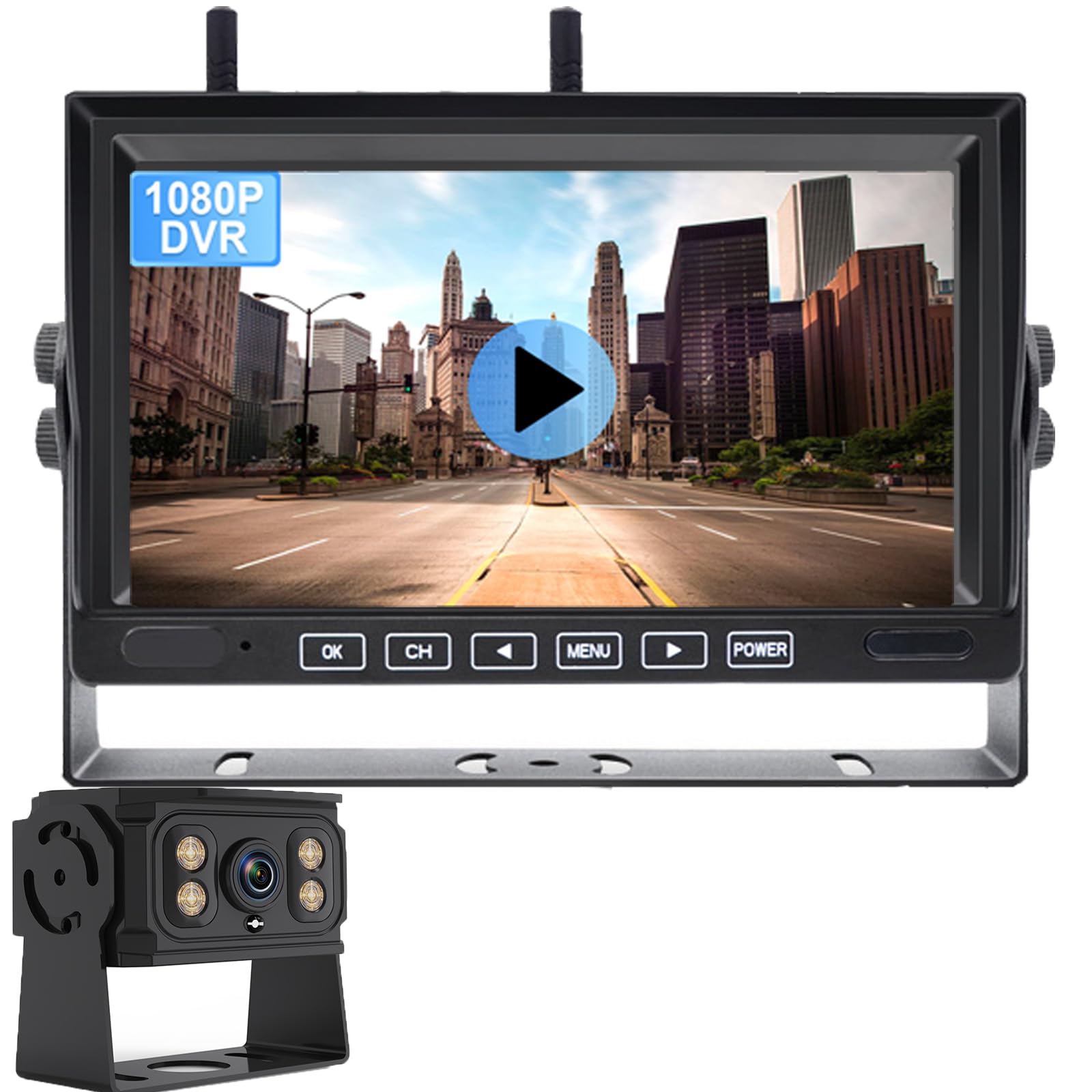 Amazon.co.jp: MJXD ワイヤレスバックモニター ワイヤレスバックカメラ