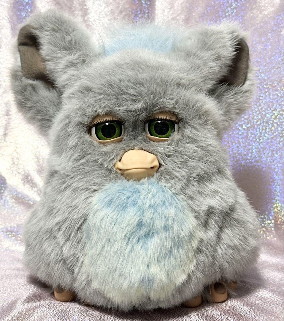 Amazon.co.jp: ファービー2 クラウディスカイ グレー×水色×緑目 英語版