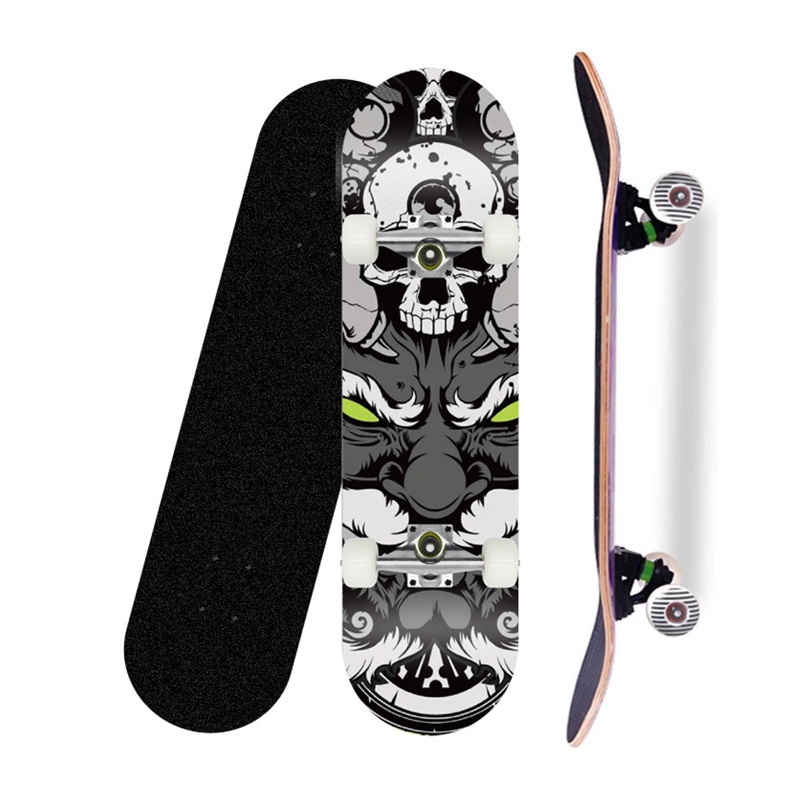 Amazon.co.jp: スケボー コンプリート/スケートボード 完成品/メープル