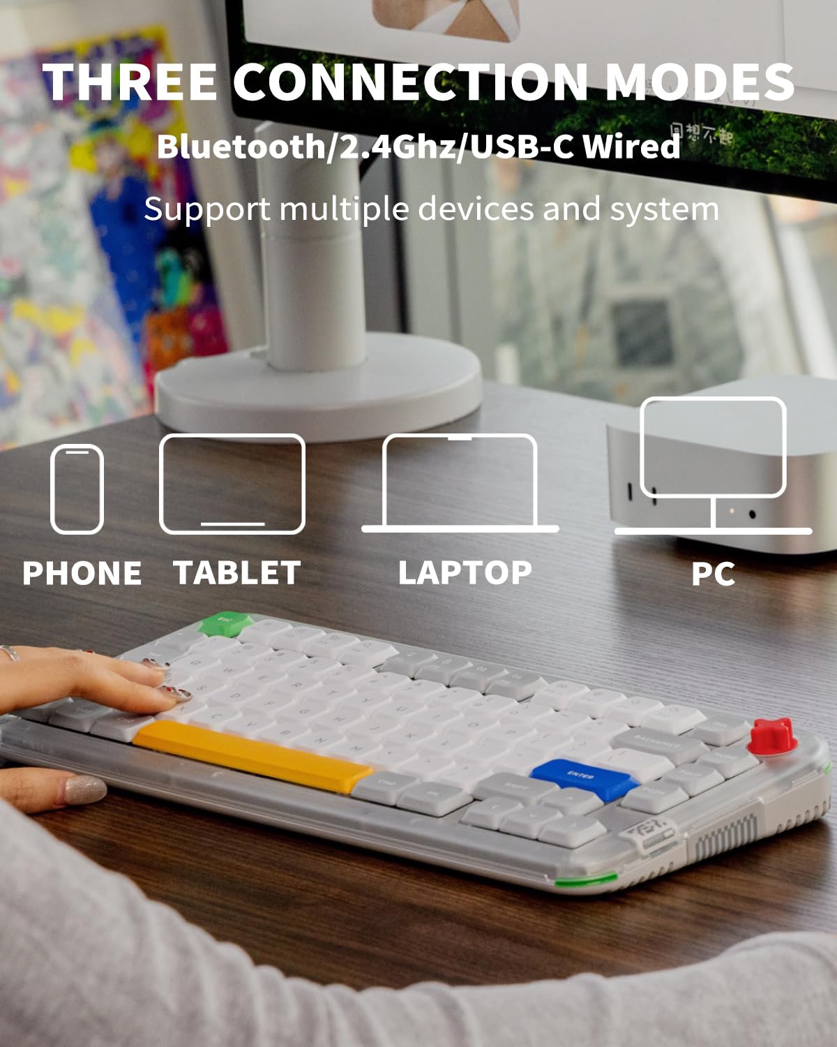 Amazon.co.jp: NuPhy Kick75 ワイヤレス ロープロファイル メカニカル