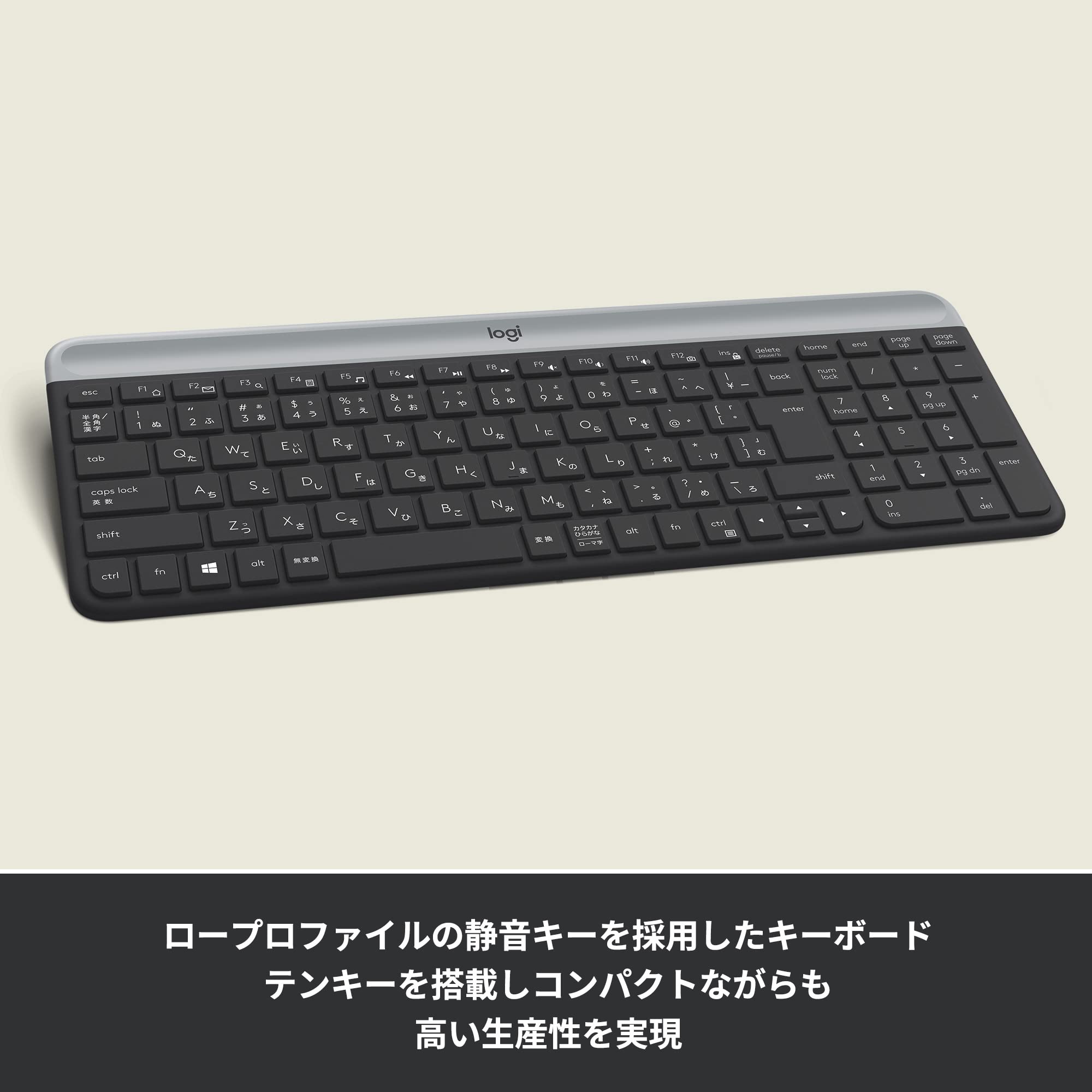 Amazon.co.jp: Logicool 静音 ワイヤレスマウス キーボード セット