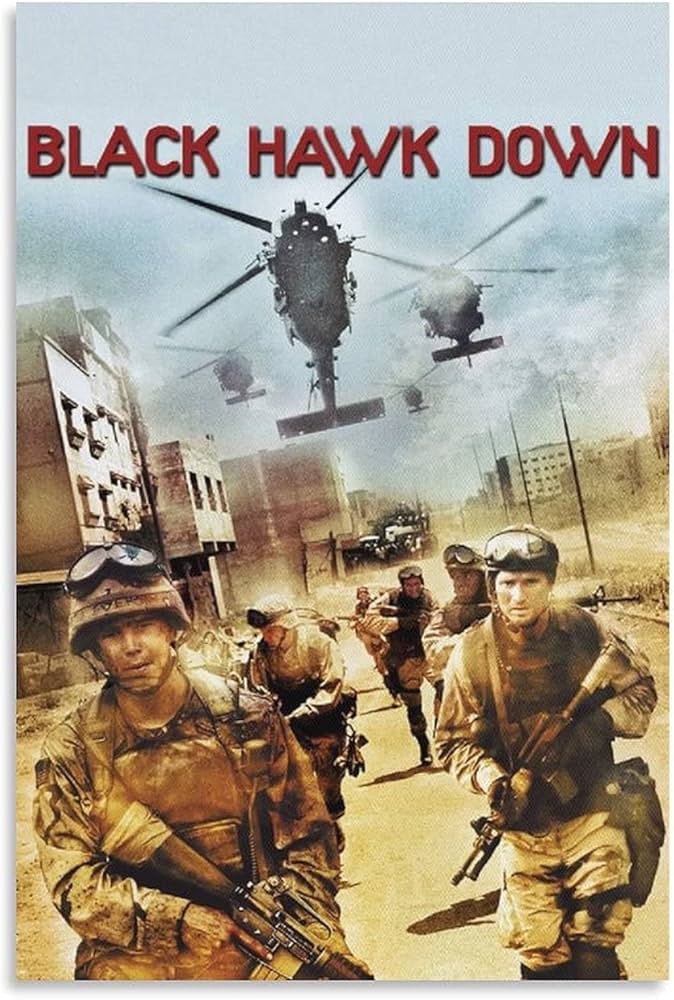 Amazon.co.jp: 映画のポスターブラックホークダウン戦争は誰も置き去り