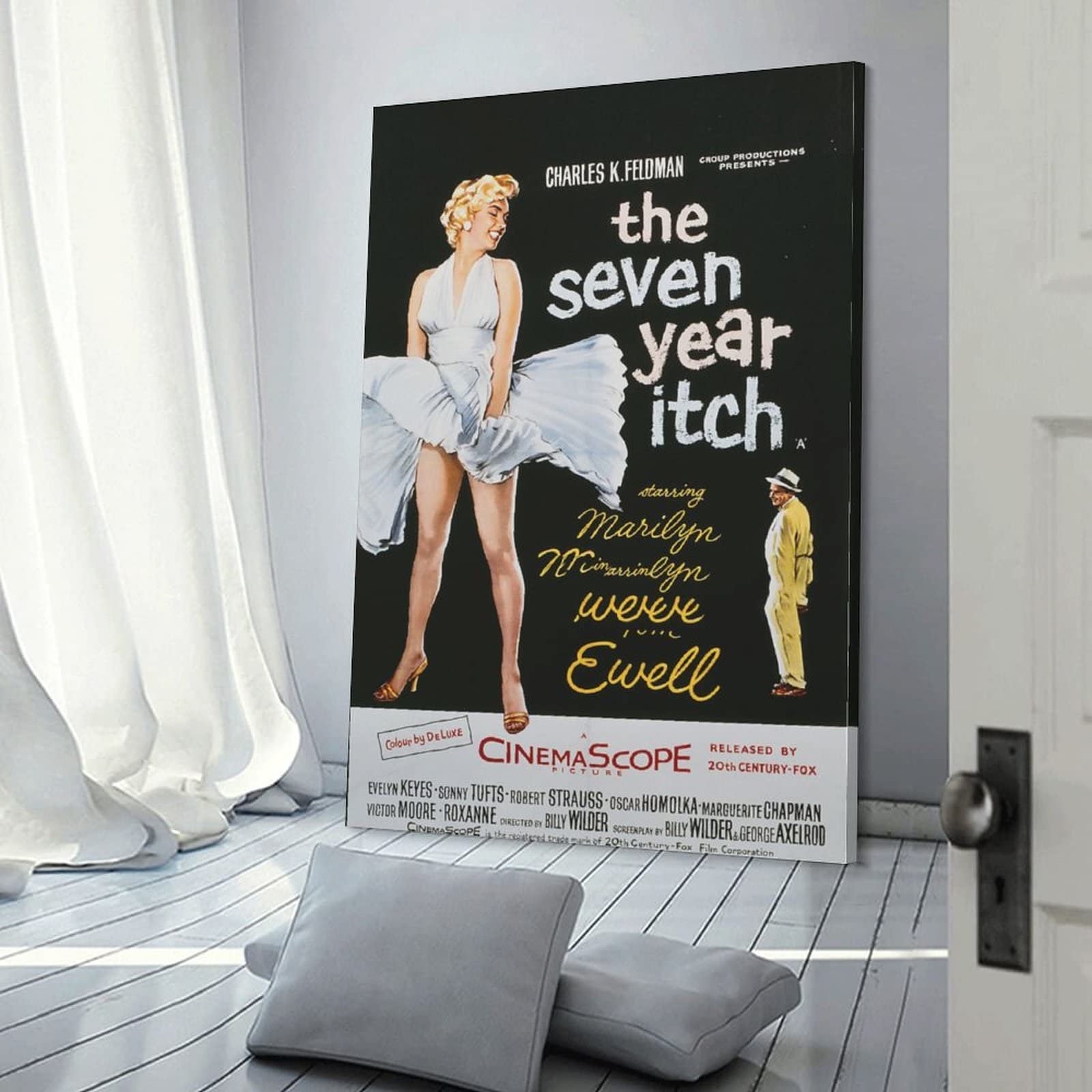 Amazon.co.jp: 七年目の浮気映画ポスターマリリンモンローポスターThe