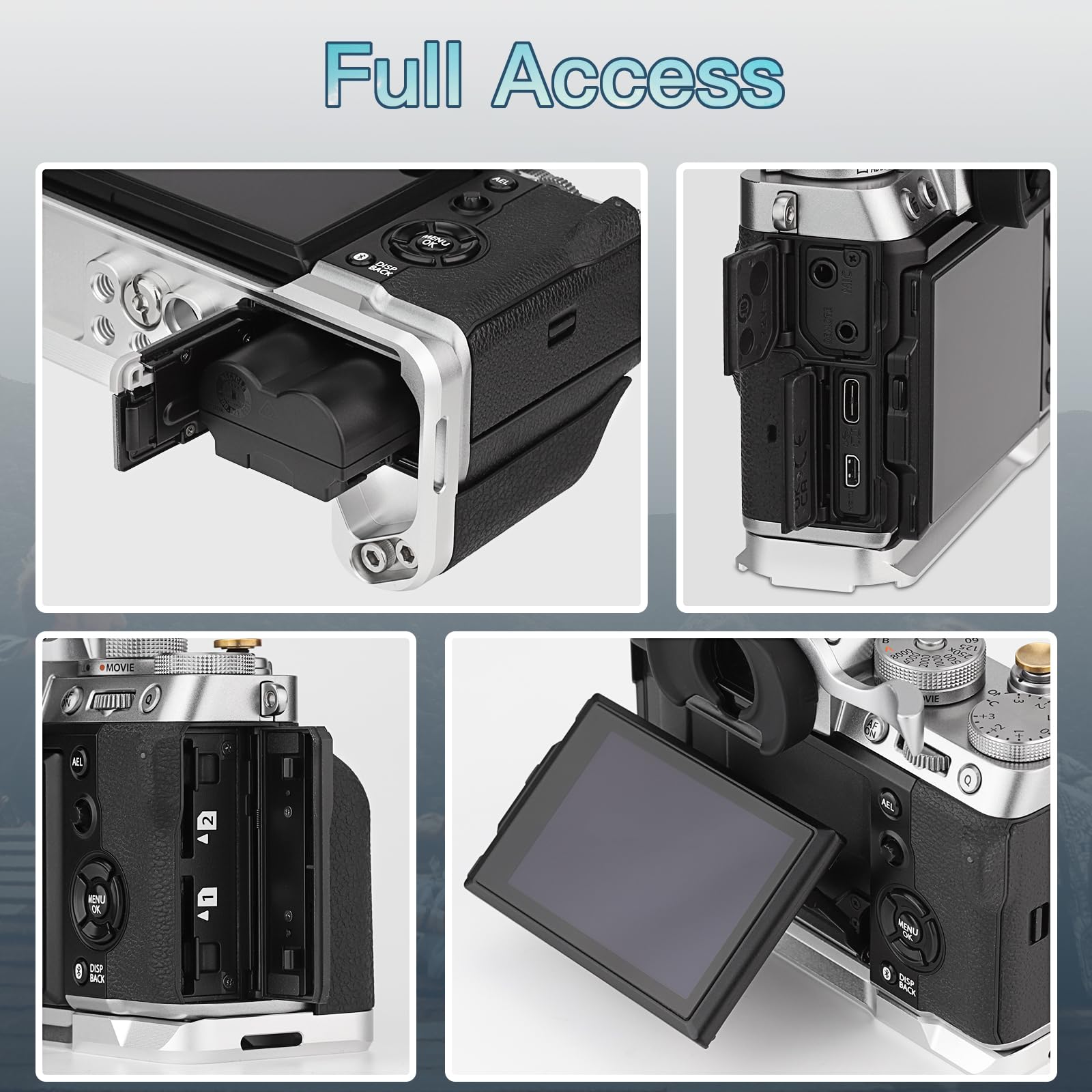 Amazon | Haoge X-T5ハンドグリップ 富士フイルム X-T5カメラL字型