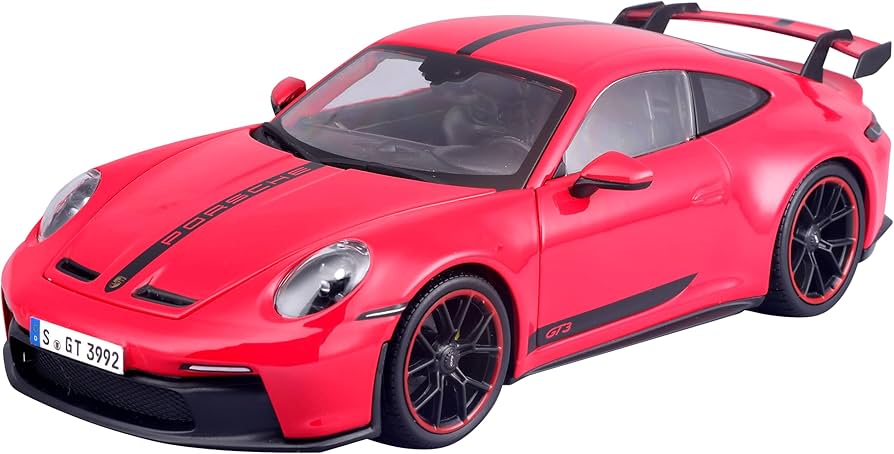 Amazon | Maisto 1/18 ポルシェ 911 GT3 2022 レッド 完成品