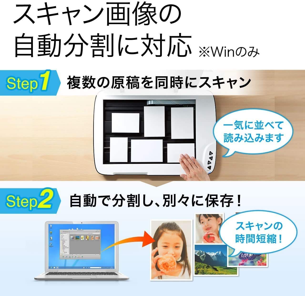 Amazon | サンワダイレクト スキャナ A3・A4対応 フラットベッド