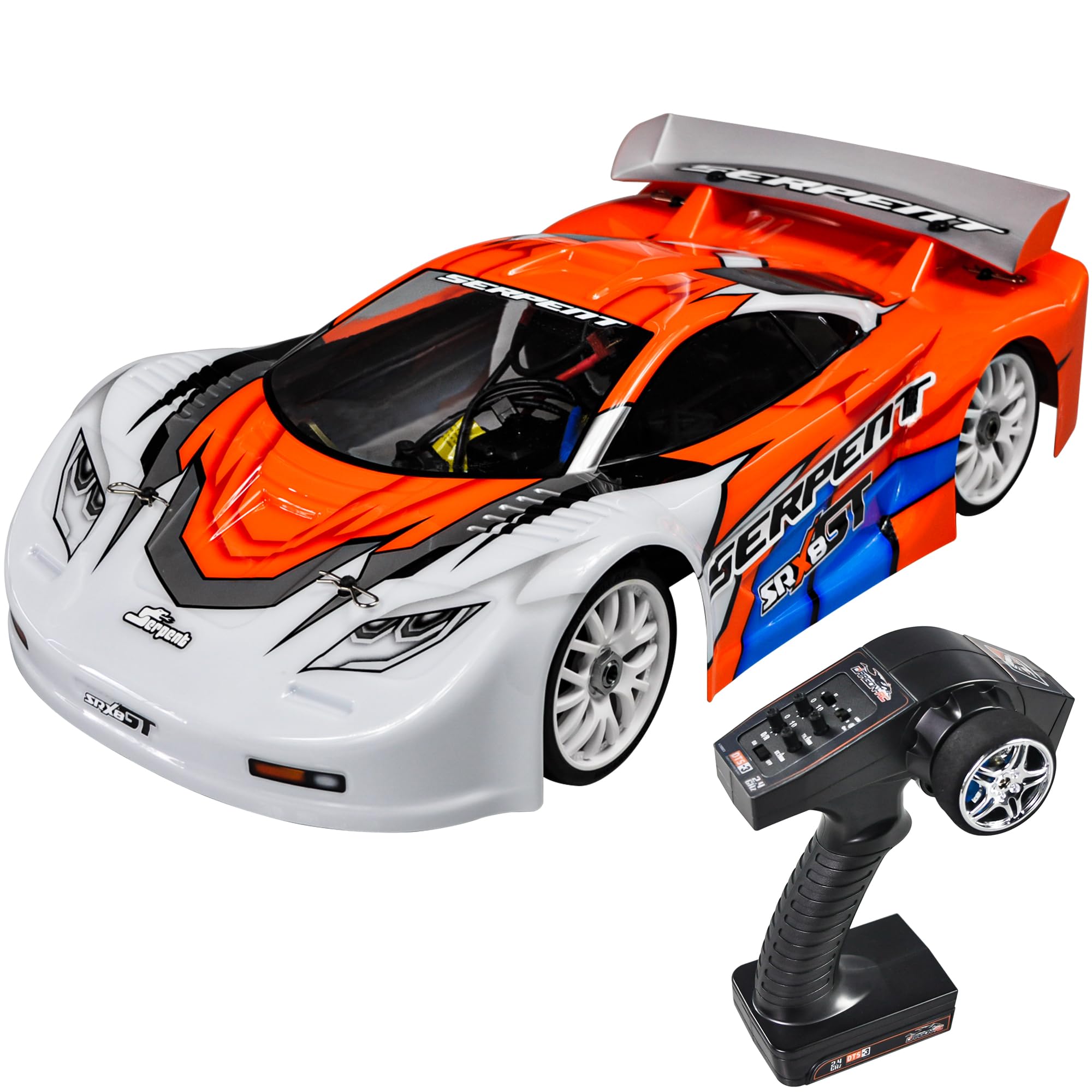 Amazon.com: Serpent SRX8 GTE 4wd RTR, 1/8 4wd GT Car, Brushless