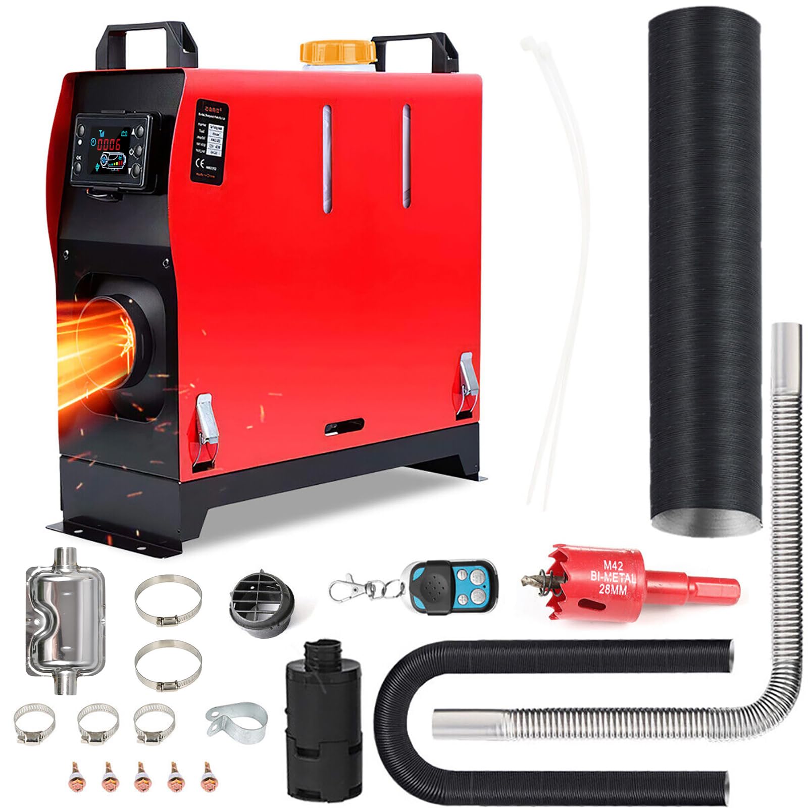 Amazon.co.jp: GEARPOWER 12V 24V 8KW ディーゼルヒーター, 車用