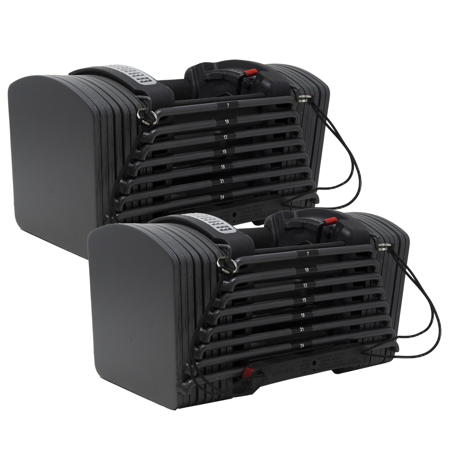 Amazon | MRG 正規品 可変式 ダンベル 26kg ブロックダンベル 可変式