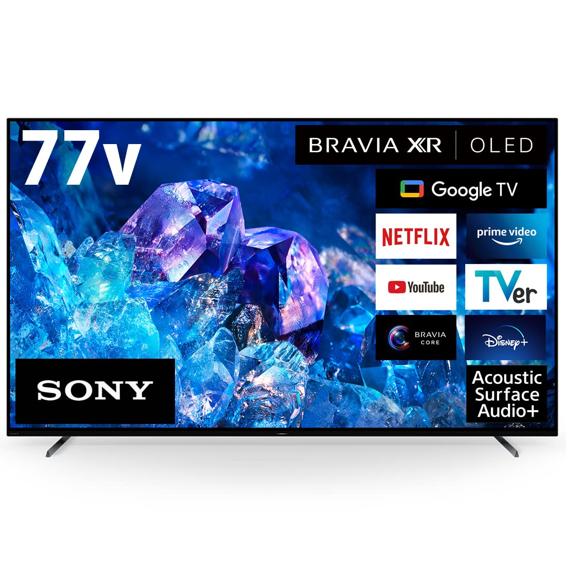 Amazon | ソニー 77V型 4K 有機EL テレビ ブラビア XRJ-77A80K OLED