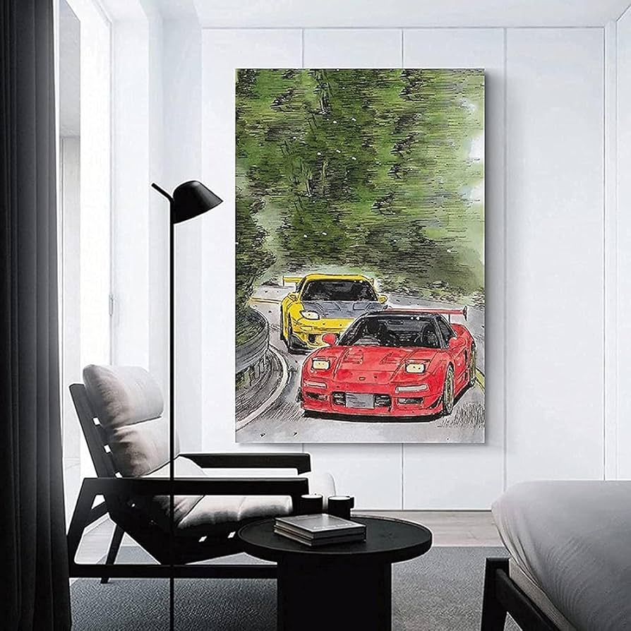 Amazon.co.jp: ポスター画像頭文字 D AE86 Nsx 車のポスターポスター