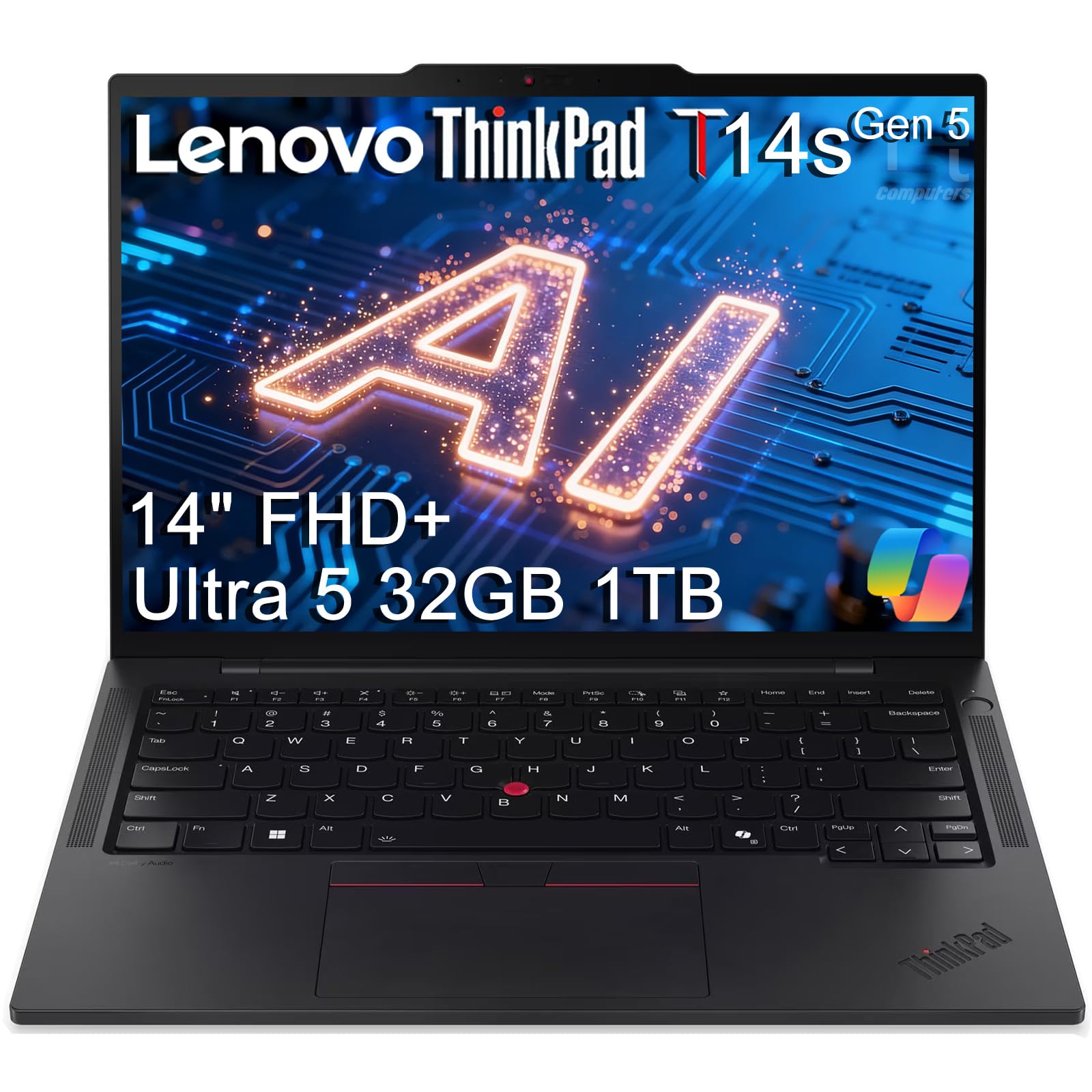 Amazon.com: Lenovo ThinkPad T14s Gen 5 Business AI PC Laptop (14