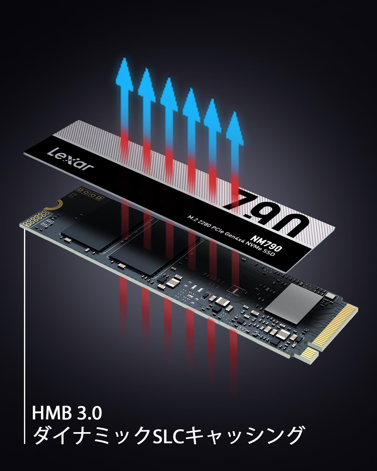 SSD M.2 Lexar 4TB PCIe Gen 4X4 NM790 NVMe : Amazon.it: Informatica