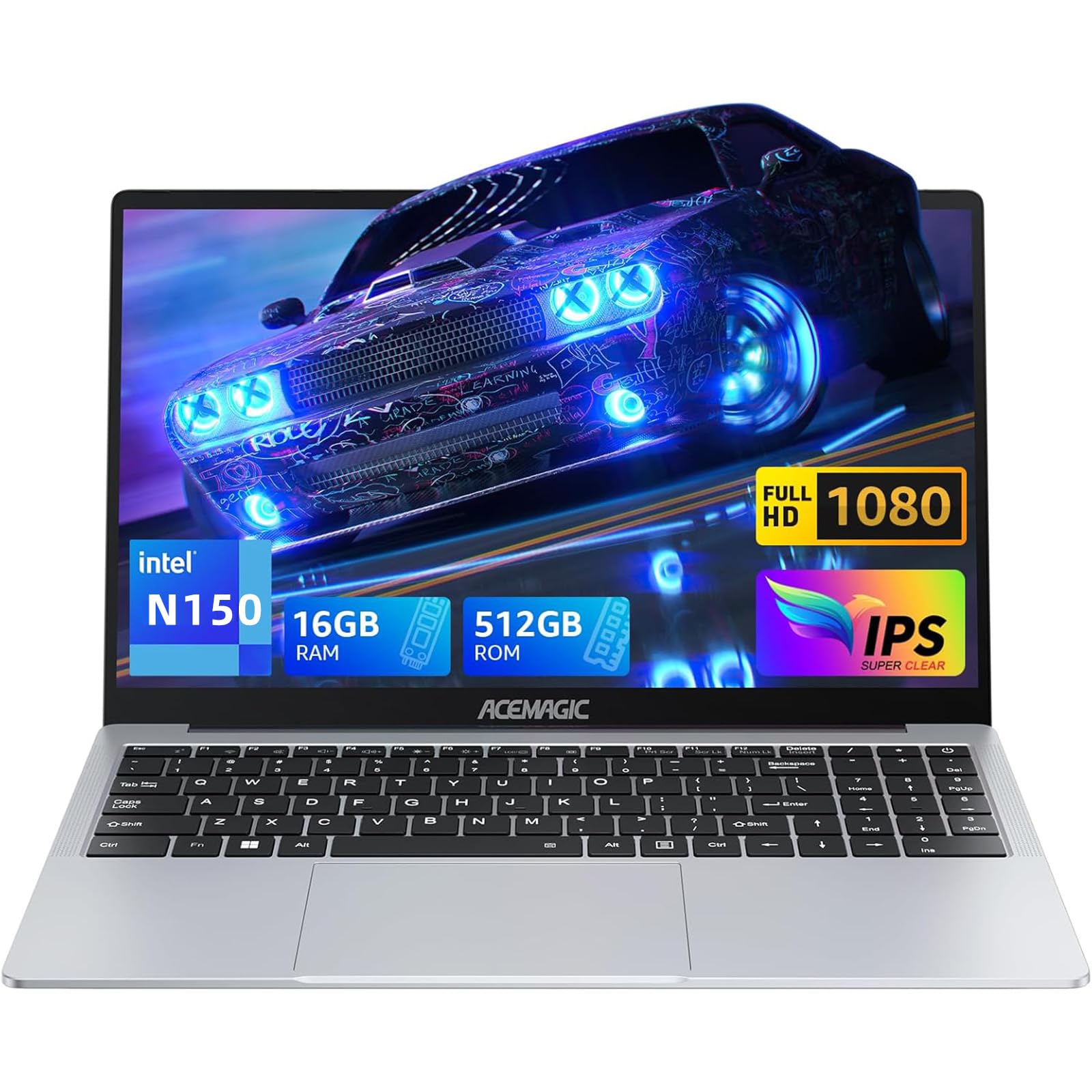 Amazon.co.jp: ACEMAGIC ノートパソコン N150 薄型ノートPC 15.6インチ