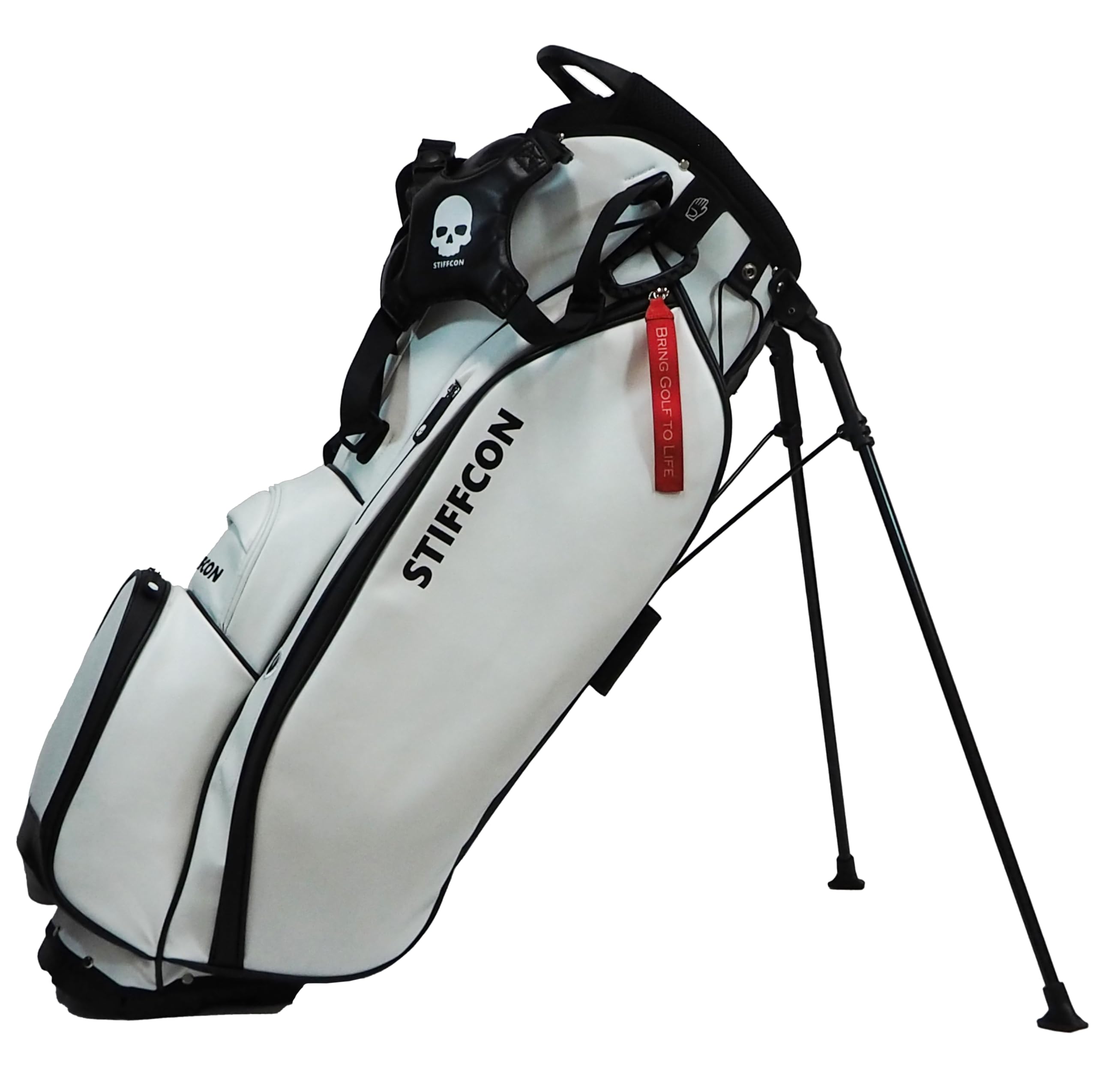 Amazon | GOLF STAND BAG_PLAIN WHITE/スタンドキャディバッグ