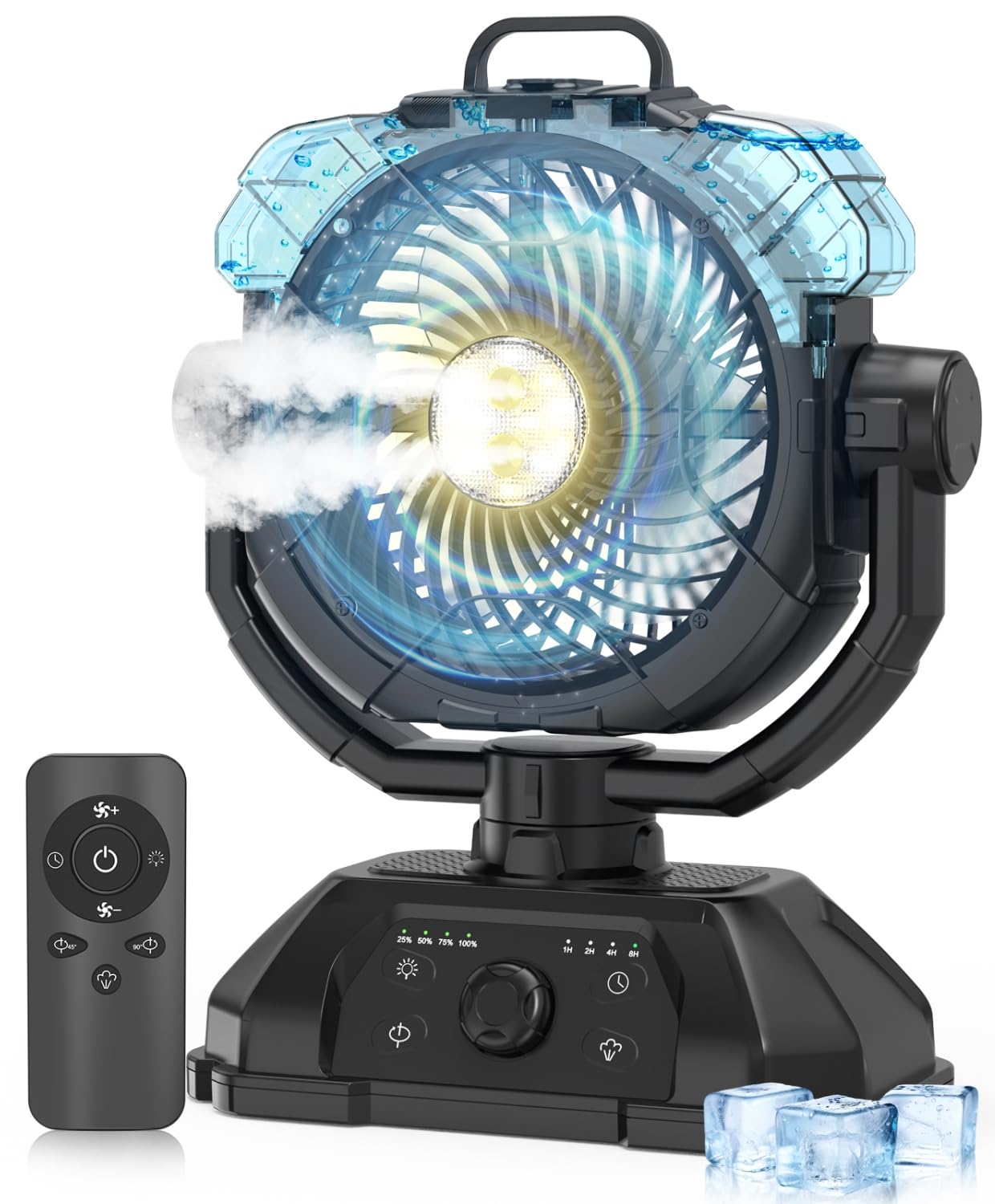 Amazon | SUKITEN キャンプ 扇風機 ミストファン【2025業界初・瞬間