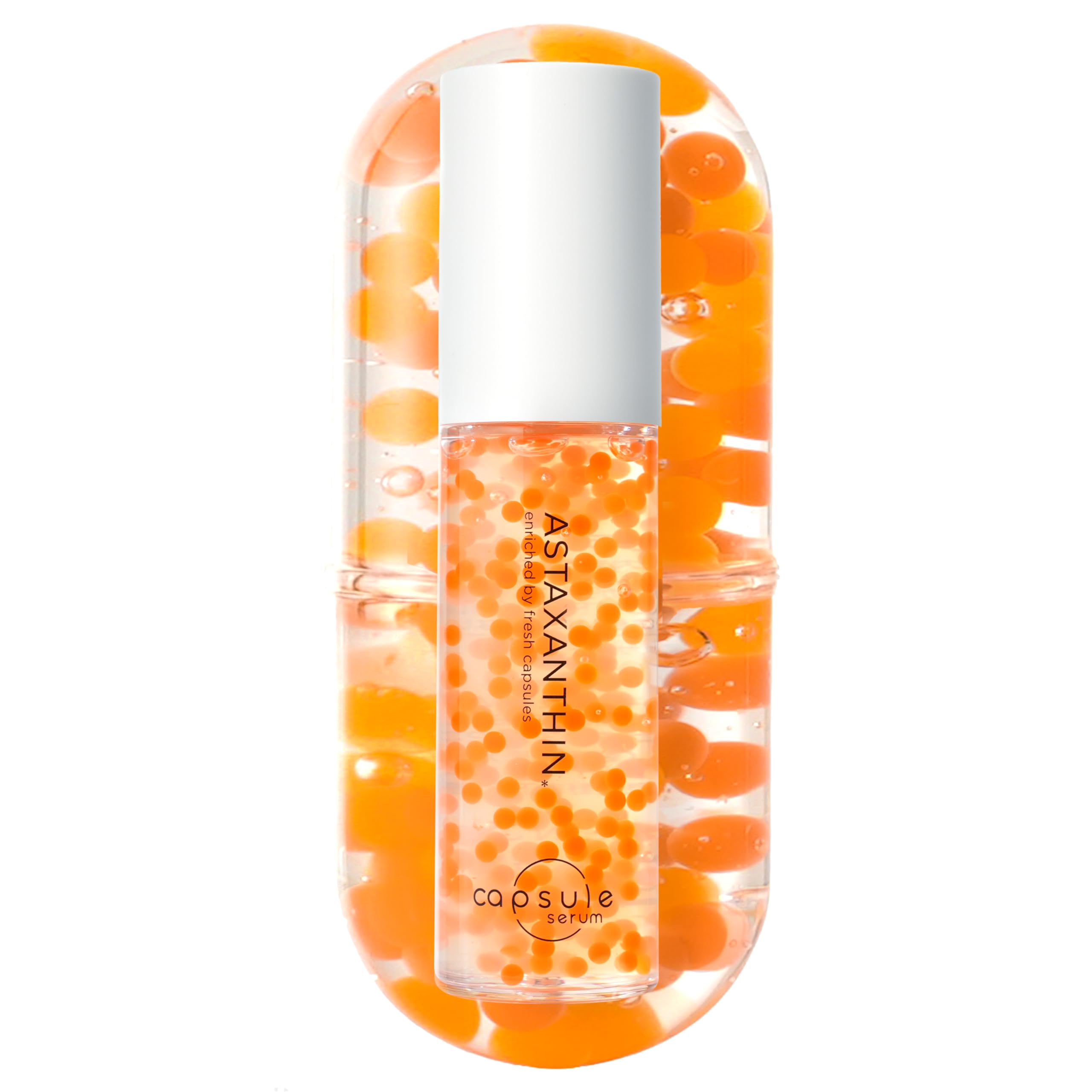 Amazon | カプセルセラム アスタキサンチン 美容液 30ml エイジング