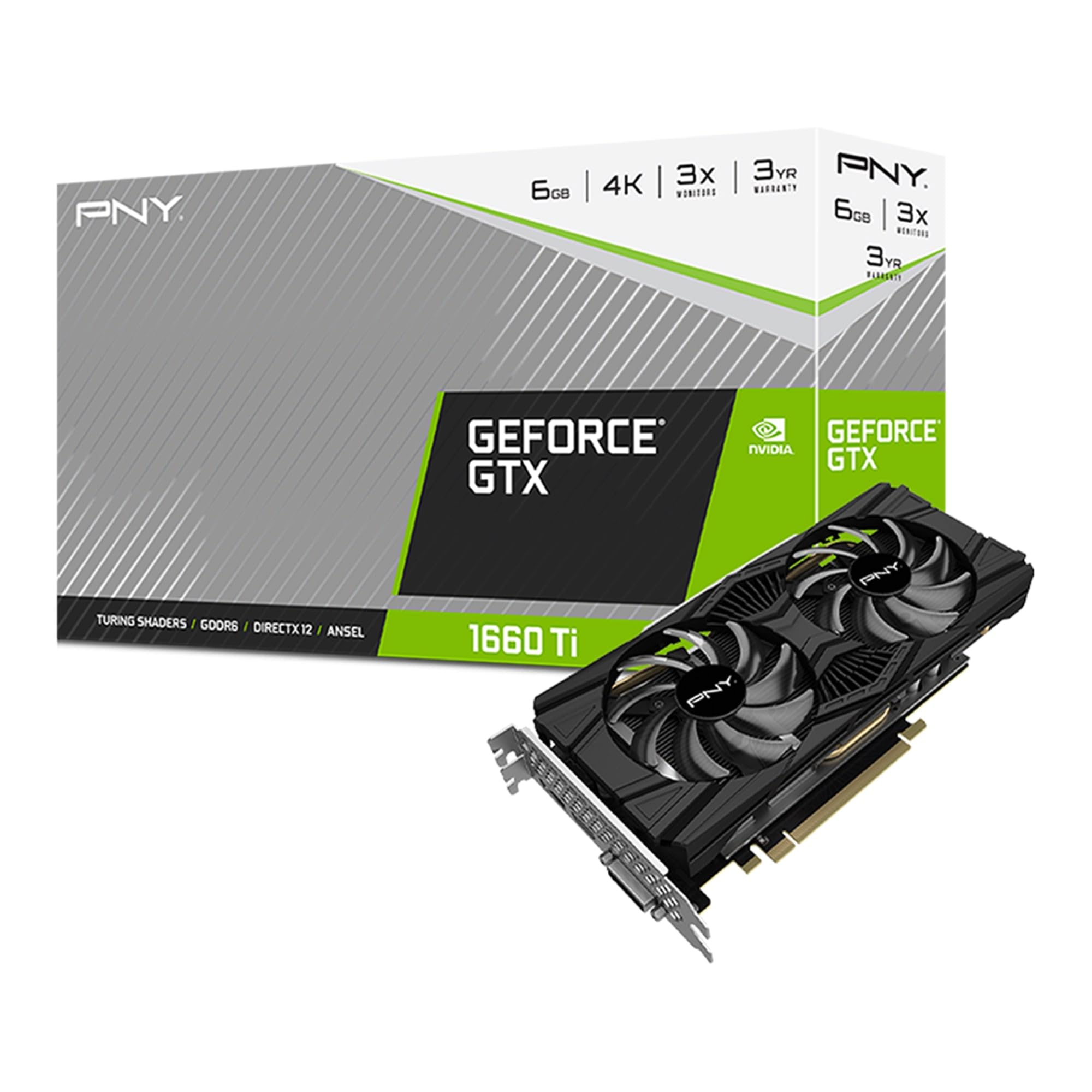 PNY GeForce® GTX 1660 Ti 6GB Graphics Card : Amazon.sg: Electronics