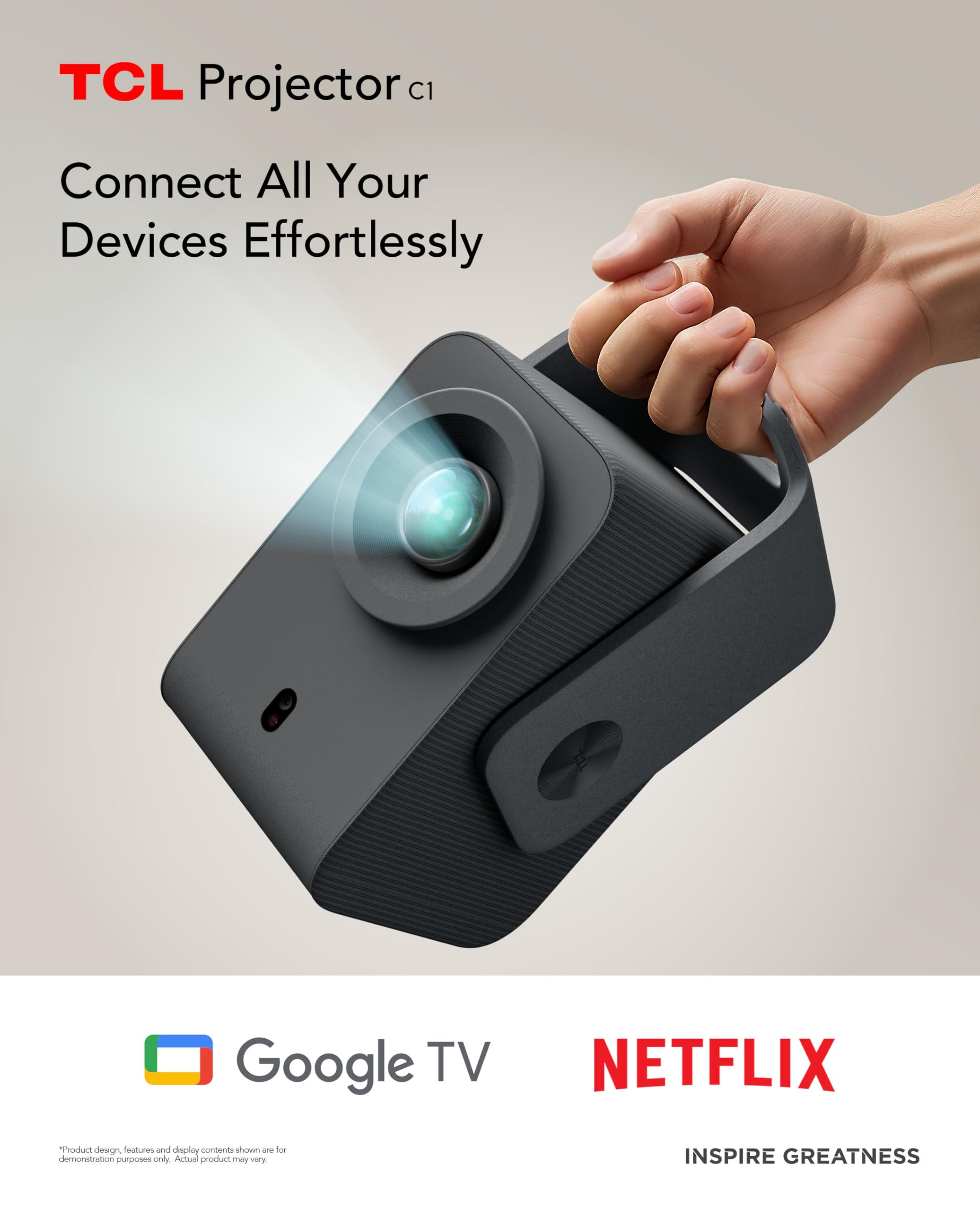 Amazon.com: TCL Projecor C1 + TCL Projector Playcube Projector GTV