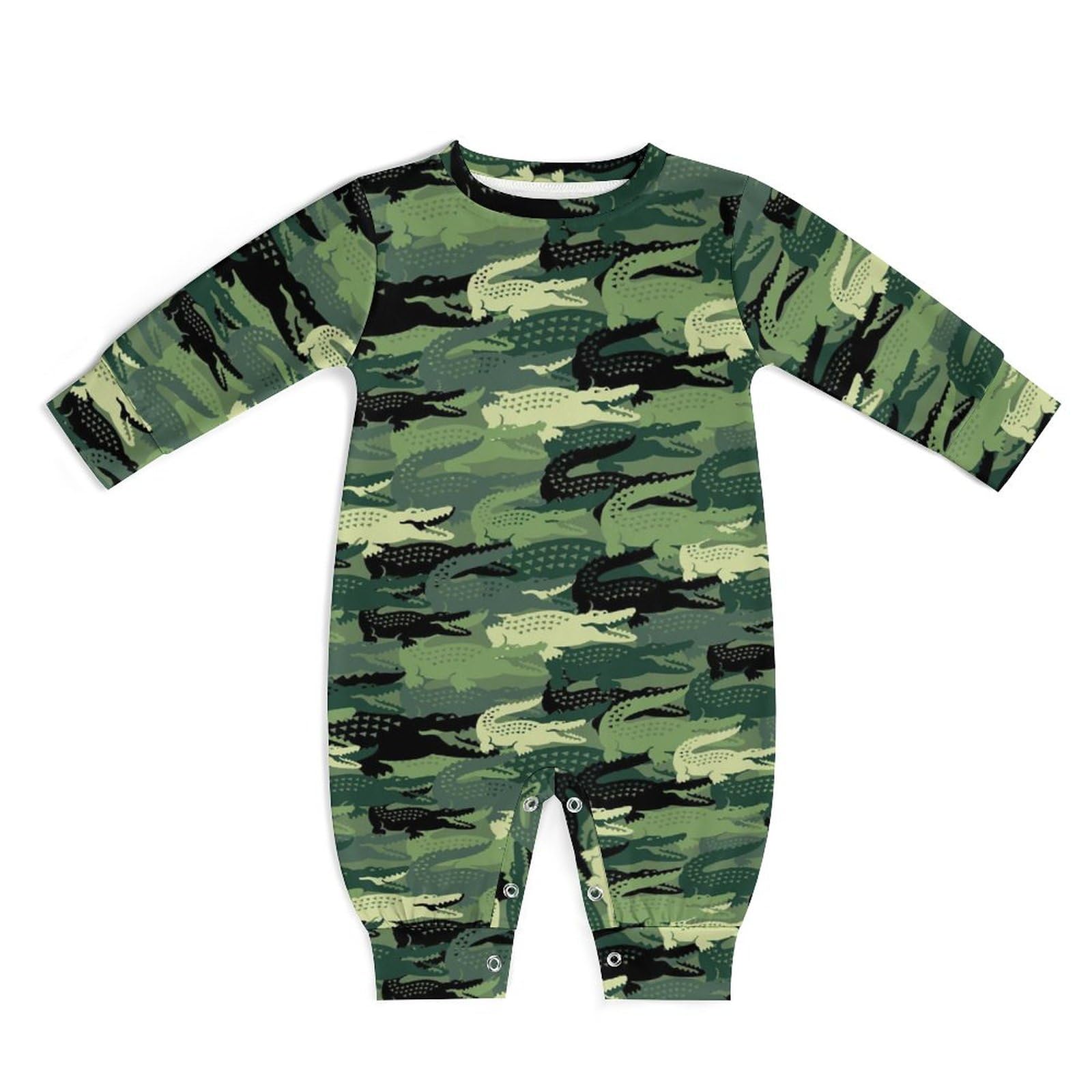 Amazon.co.jp: ベビー服 子供服 迷彩柄 カモフラージュ 鰐 ロンパース