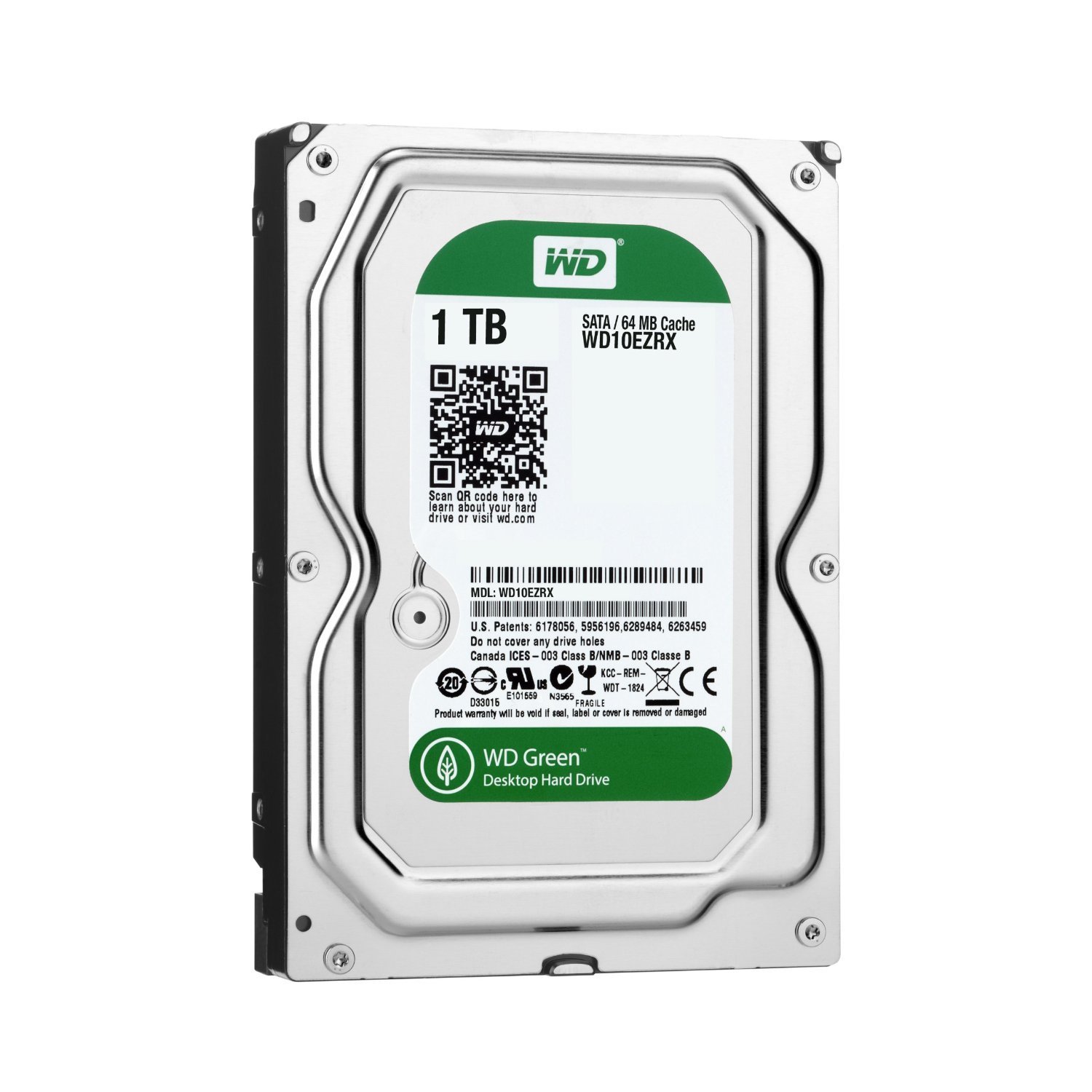 Amazon.com: (Old Model) WD Green 1TB Desktop Hard Drive: 3.5-inch